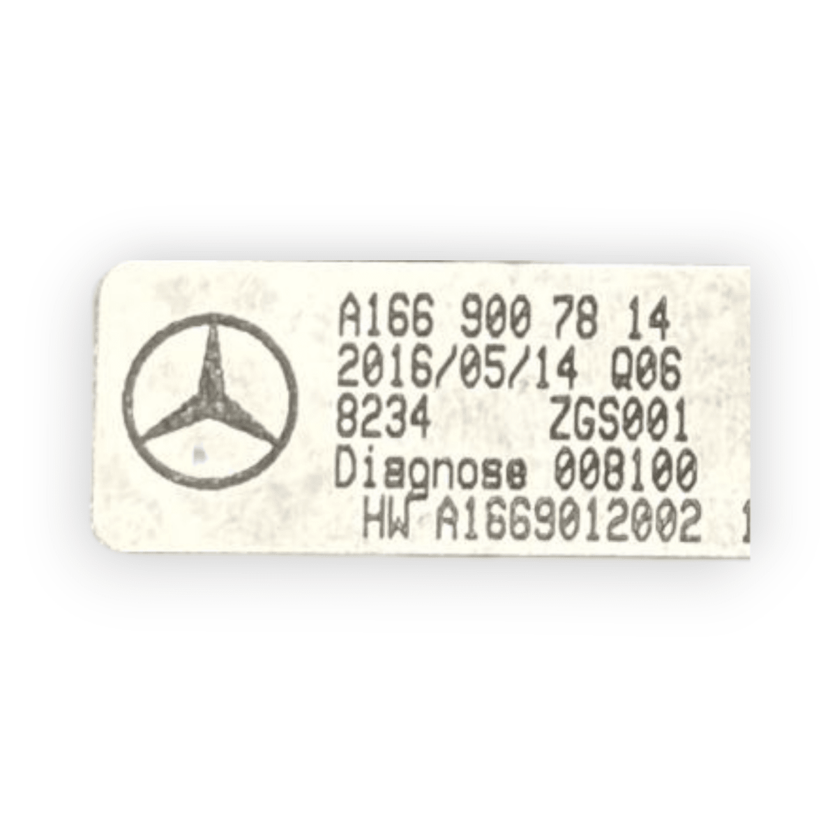 Schermo / display mercedes - benz classe a w176 cod:a1669007814 (2012 - 2018) - F&P CRASH SRL - Ricambi Usati
