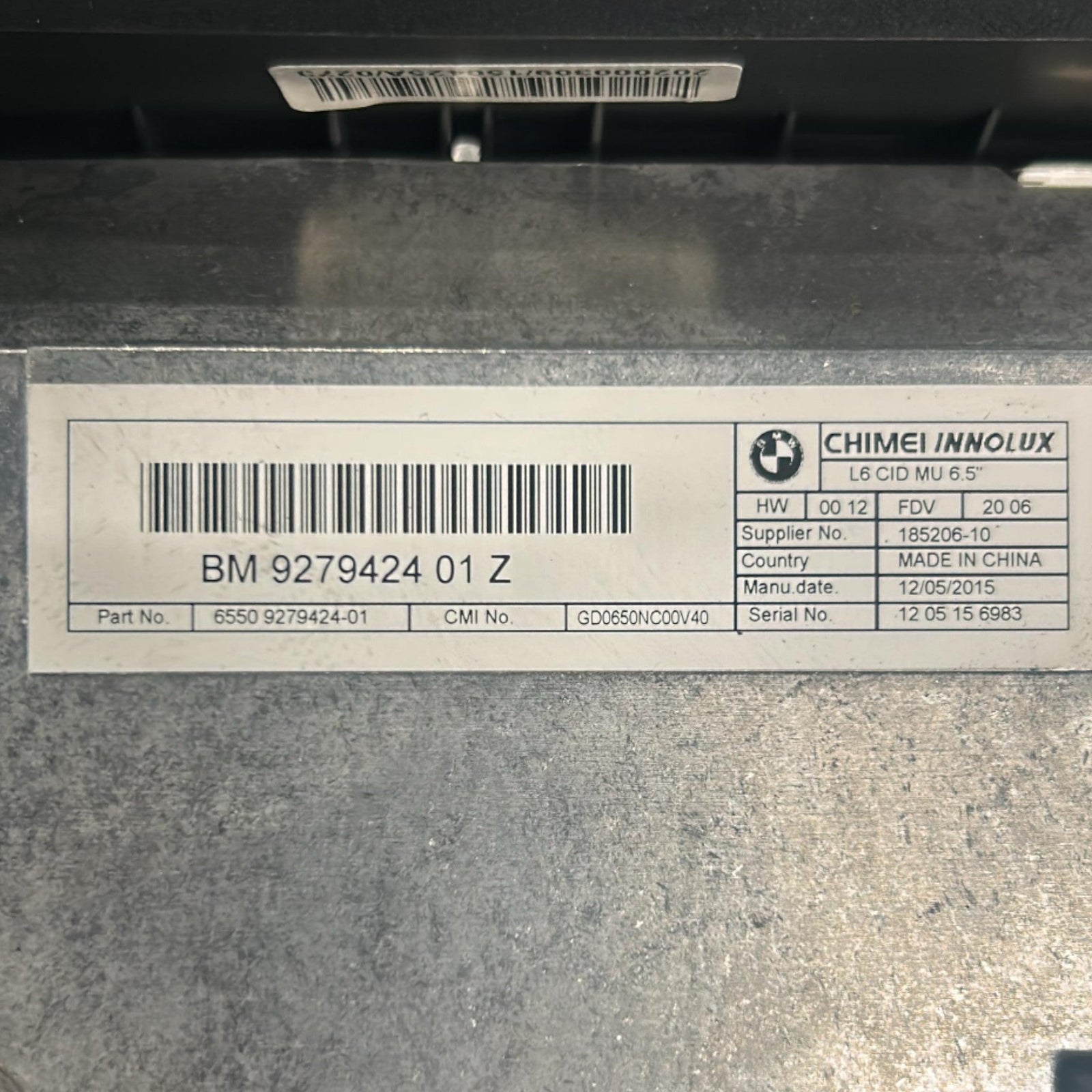 Schermo / Display Mini Cooper (F56) cod.9279424 (2014 > ) cod.9279424 - 04 - F&P CRASH SRLS - Ricambi Usati