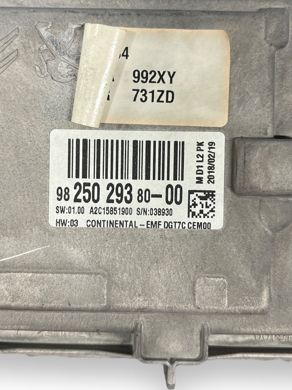 Screen / Multifunction Display Citroen C4 Picasso (2010 to 2018) code: 9825029380 - 00 - F&P CRASH SRLS - Used Spare Parts