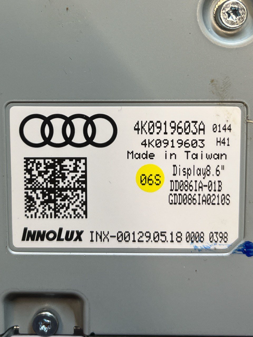 Screen / Multi-Function TouchScreen Display Audi A7 C8 (2017>) code: 4K0919603A - F&P CRASH SRLS - Used Parts