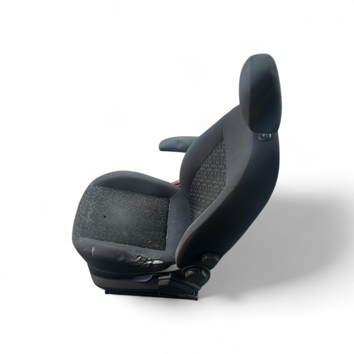 Sedile anteriore guidatore Fiat Doblo II (2009 > 2022) in stoffa nero e grigio - F&P CRASH SRLS - Ricambi Usati