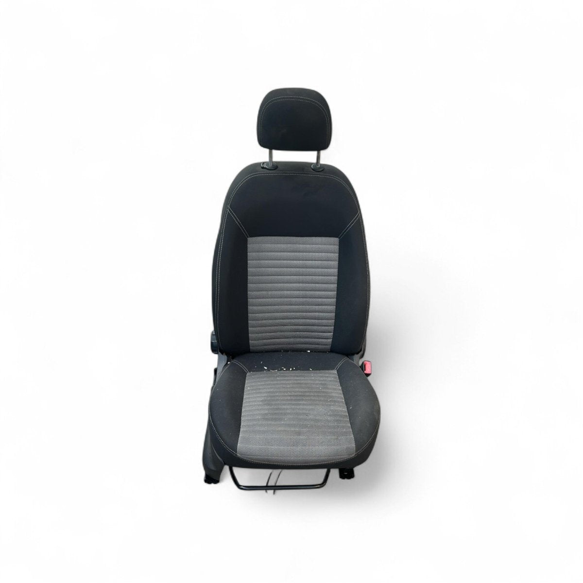 Sedile anteriore passeggero Fiat Fiorino (2007 > ) in stoffa nero e grigio - F&P CRASH SRLS - Ricambi Usati