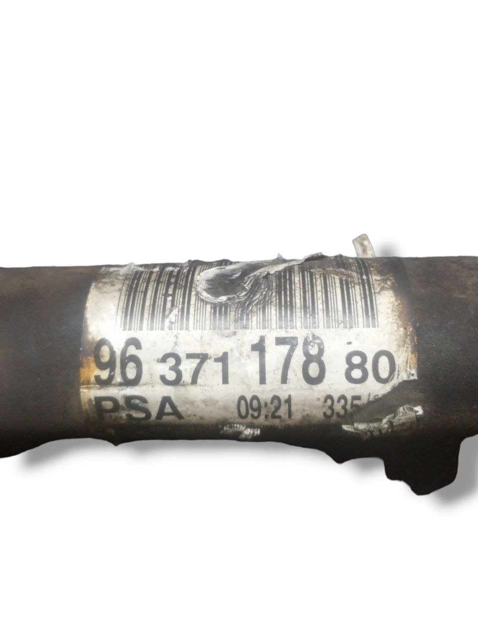 Drive shaft / Engine shaft Manual 5 Forward gears right (dx) Peugeot 307 1.6 Diesel (2004) code: 9637117880 - F&P CRASH SRLS - Used Parts