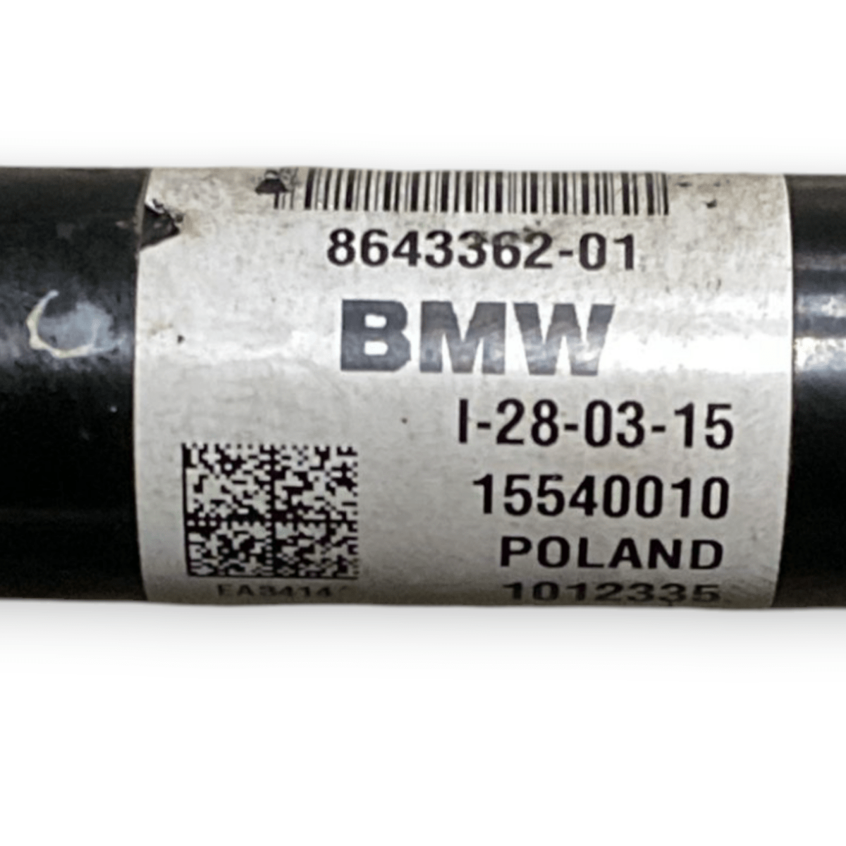 semiasse anteriore destro (dx) mini cooper f55/56 cod:8643362 - 01 (2014 - 2023) - F&P CRASH SRL - Ricambi Usati