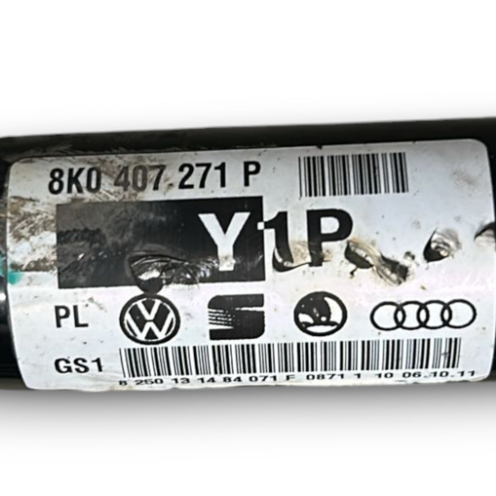 Semiasse Anteriore Sinistro Audi A4 (B8) (8K) cod.8K0407271P 2.0 Diesel (2007 > 2016) Cambio Manuale / Albero Motore / Trasmissione - F&P CRASH SRLS - Ricambi Usati