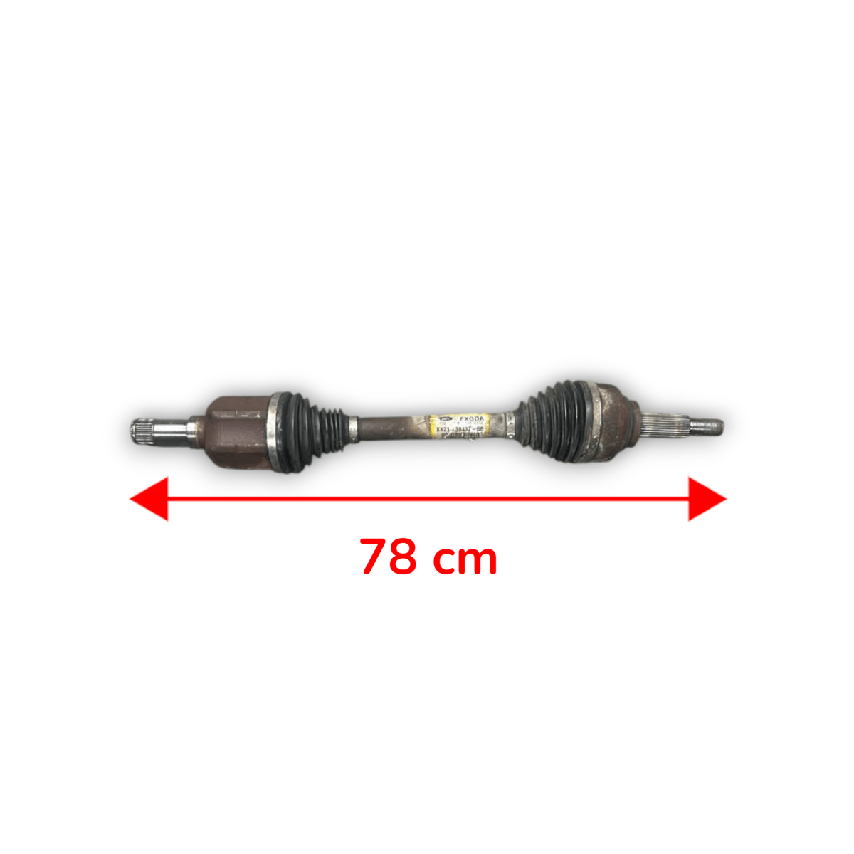 Semiasse anteriore sinistro Ford Transit Custom kk21 - 3b437 - bb 2.0 diesel (2012 > 2019) - F&P CRASH SRL - Ricambi Usati