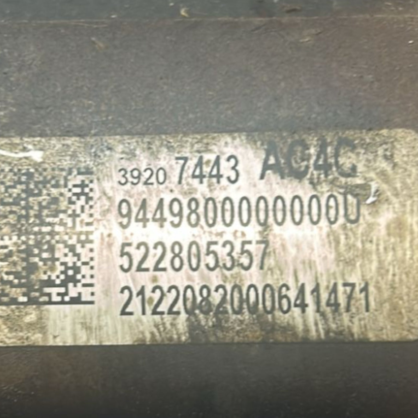 Semiasse Anteriore Sinistro Opel Insignia B cod.522805357 1.5 Diesel (2017 > 2023) Cambio Automatico / Albero Motore / Trasmissione cod.39207443 - F&P CRASH SRLS - Ricambi Usati