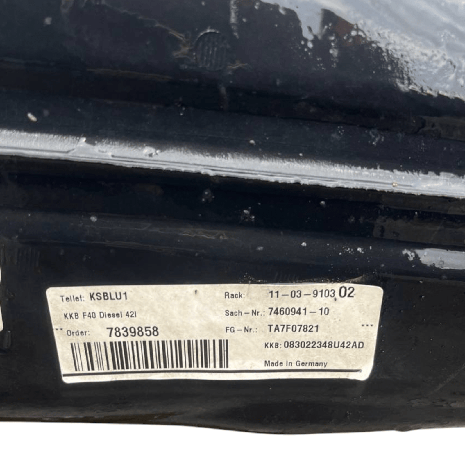 Serbatoio Carburante Bmw serie 1 F40 2.0 diesel (2019 - 2024) cod.7839858 / 7460941 - 10 - F&P CRASH SRLS - Ricambi Usati
