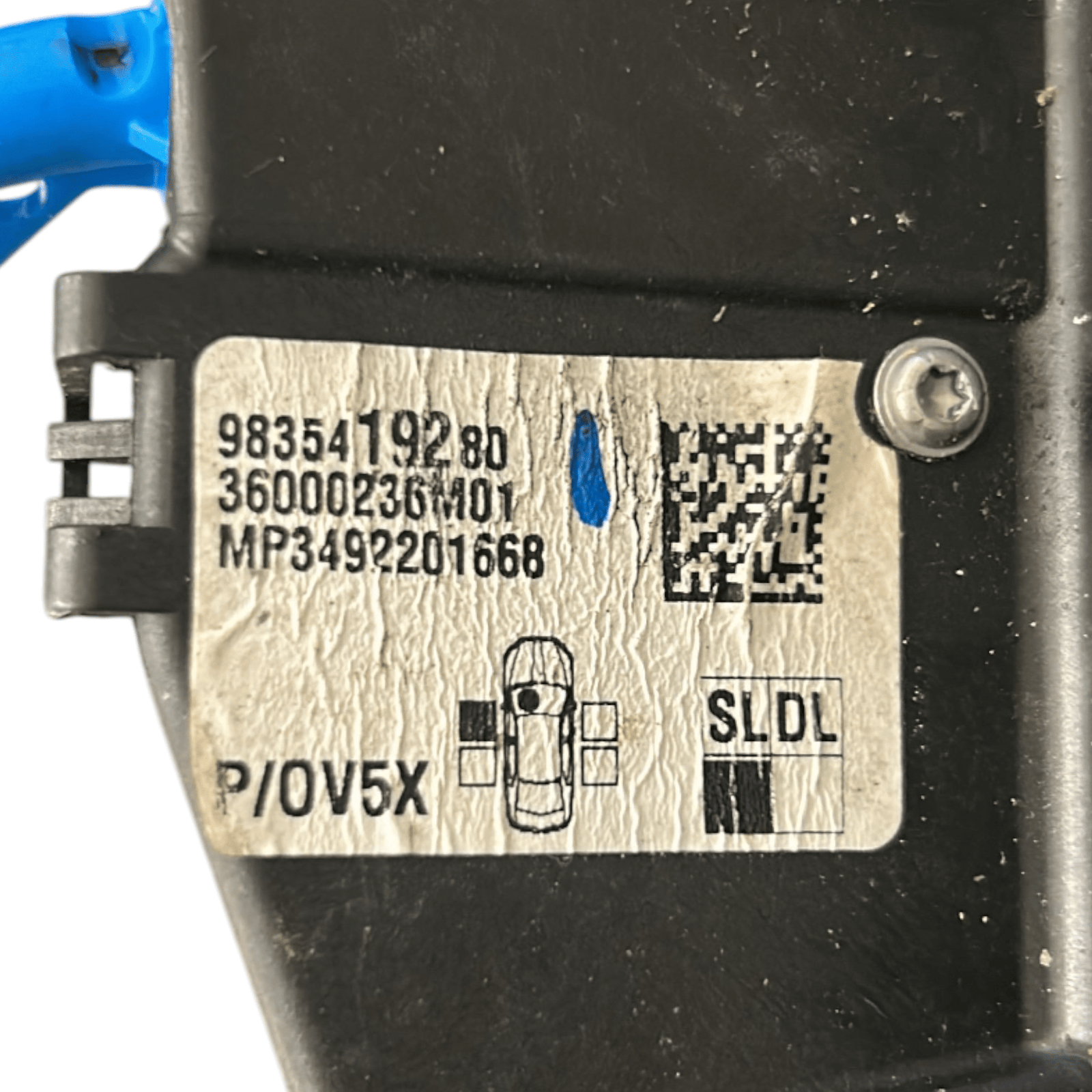 Left Front Door Lock Peugeot 308 III cod.9835419280 (2021 > ) + Internal Handle - F&P CRASH SRLS - Used Spare Parts