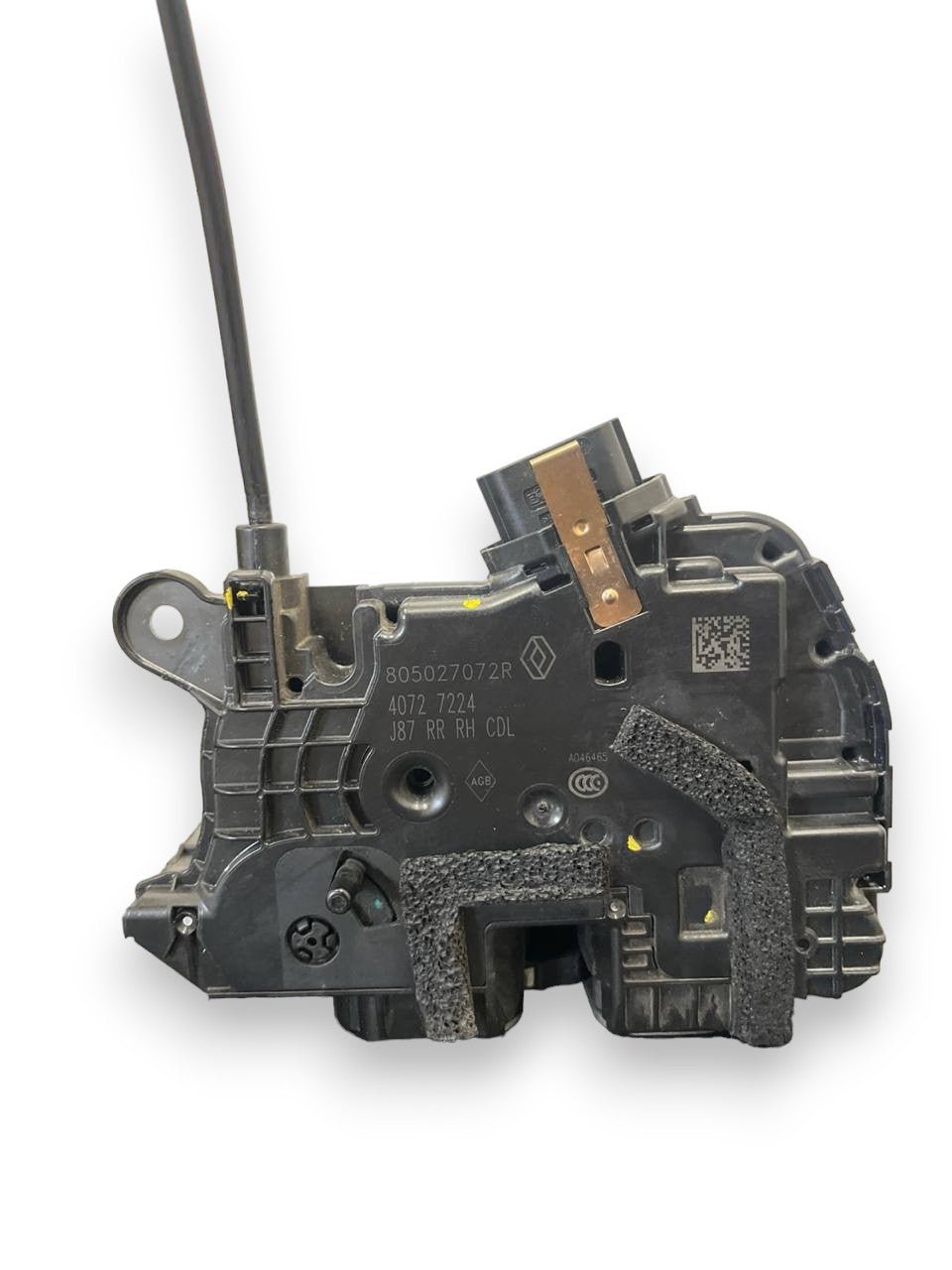 Right rear door lock (dx) Renault Captur (2013 to 2019) cod: 805027072R - F&P CRASH SRLS - Used Parts
