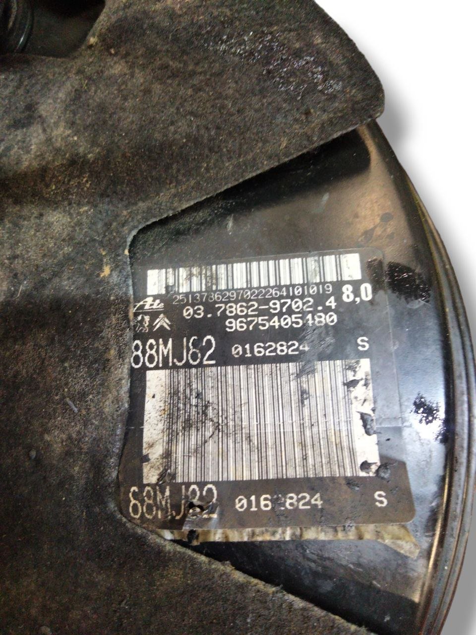 Brake booster Peugeot 308 (2007 - 2014) cod.03786297024 - 9675405180 - F&P CRASH SRLS - Used Parts