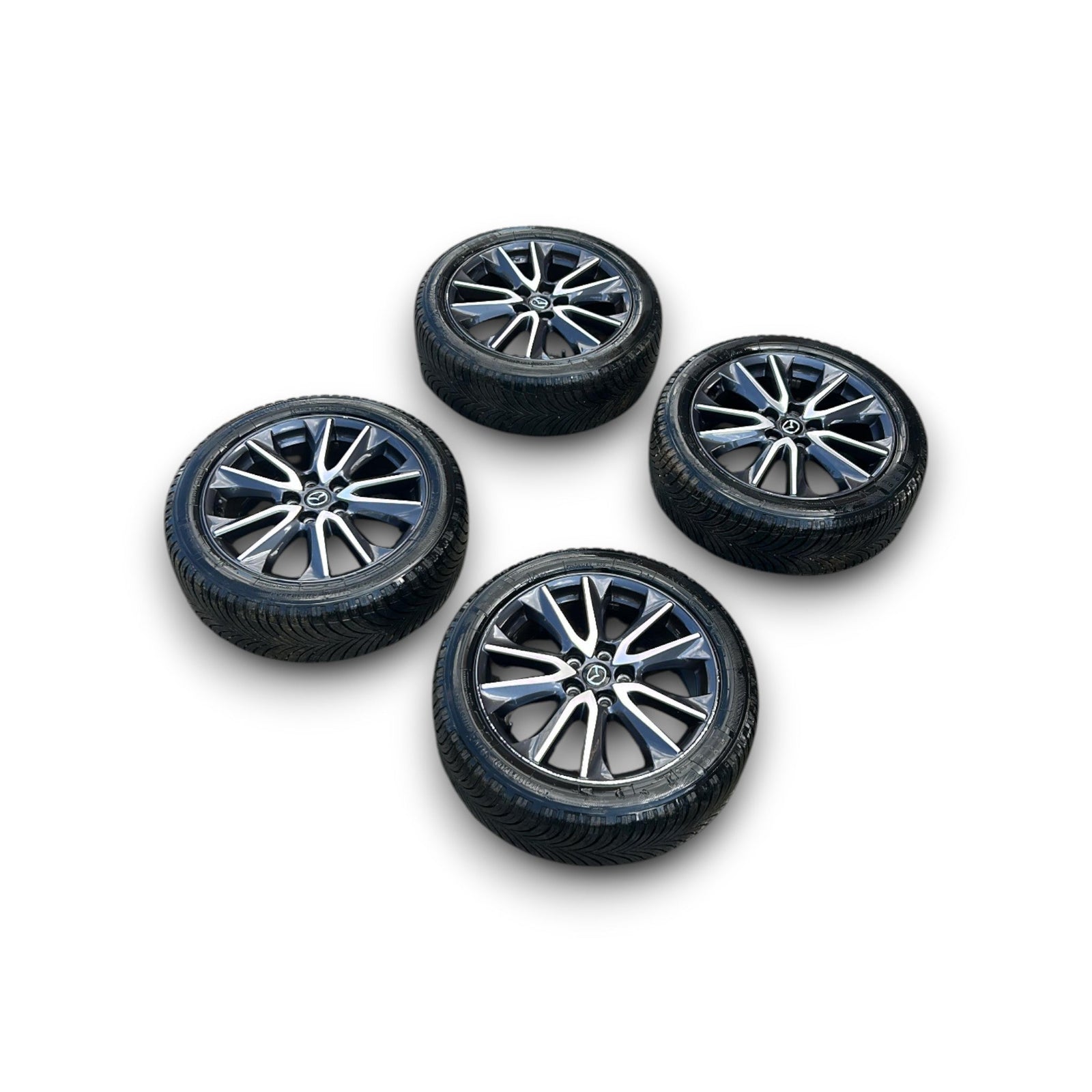 Set 4 Cerchi (DIAMANTATI) Mazda CX - 3 cod.9965277080 (5 Fori / 215 / 50 R18) (2015 > ) - F&P CRASH SRLS - Ricambi Usati