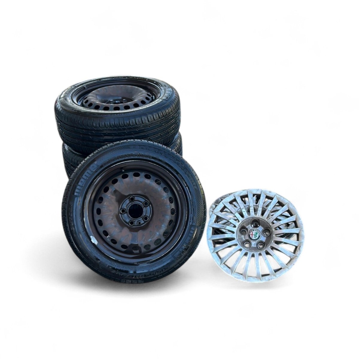 Set 4 cerchi in ferro Alfa Romeo Giulietta (5 fori / 205 / 55 r16) (2010 > 2020) - F&P CRASH SRLS - Ricambi Usati