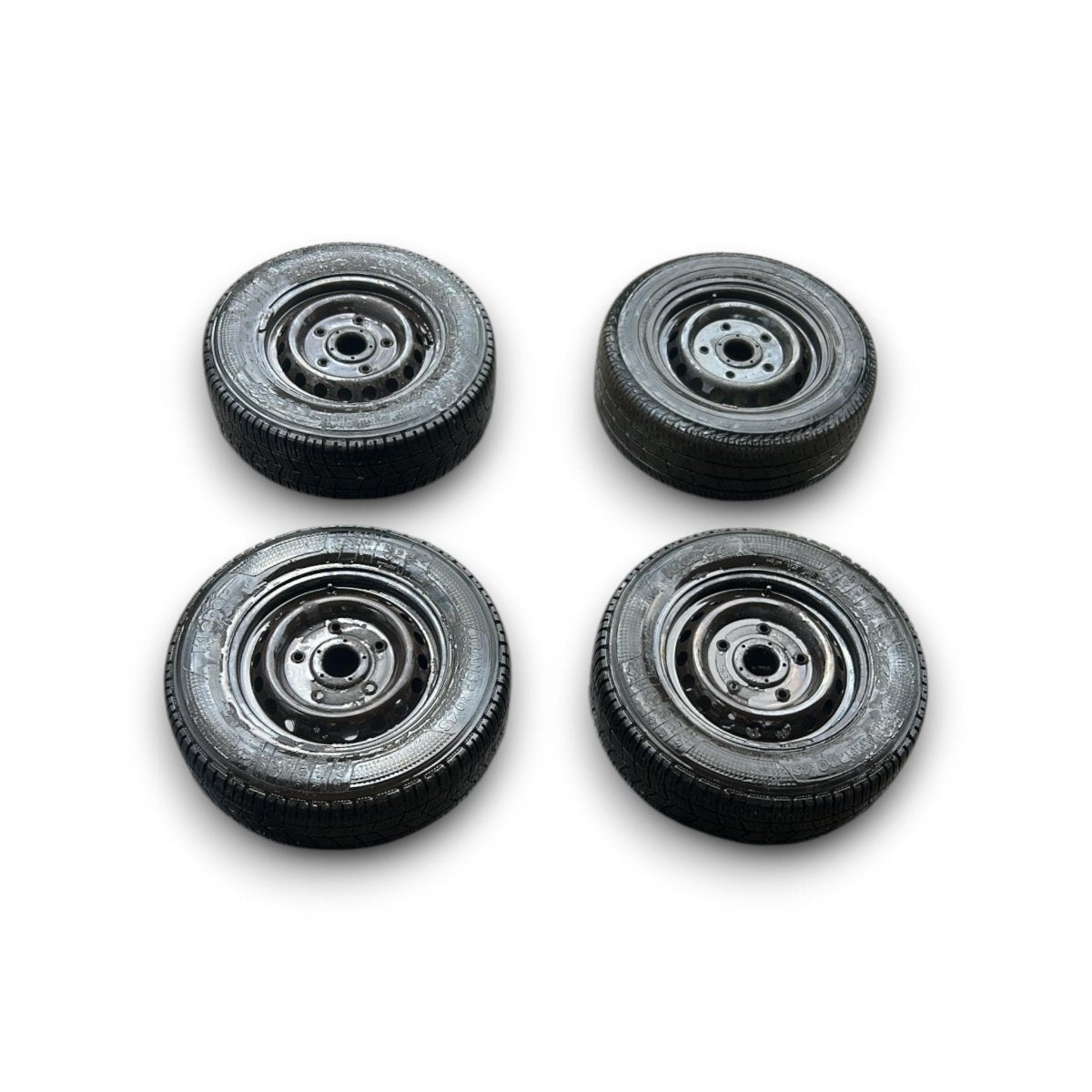 Set 4 Cerchi In Ferro Ford Transit Custom (5 Fori / 215 / 65 R15) (2012 > 2018) - F&P CRASH SRLS - Ricambi Usati