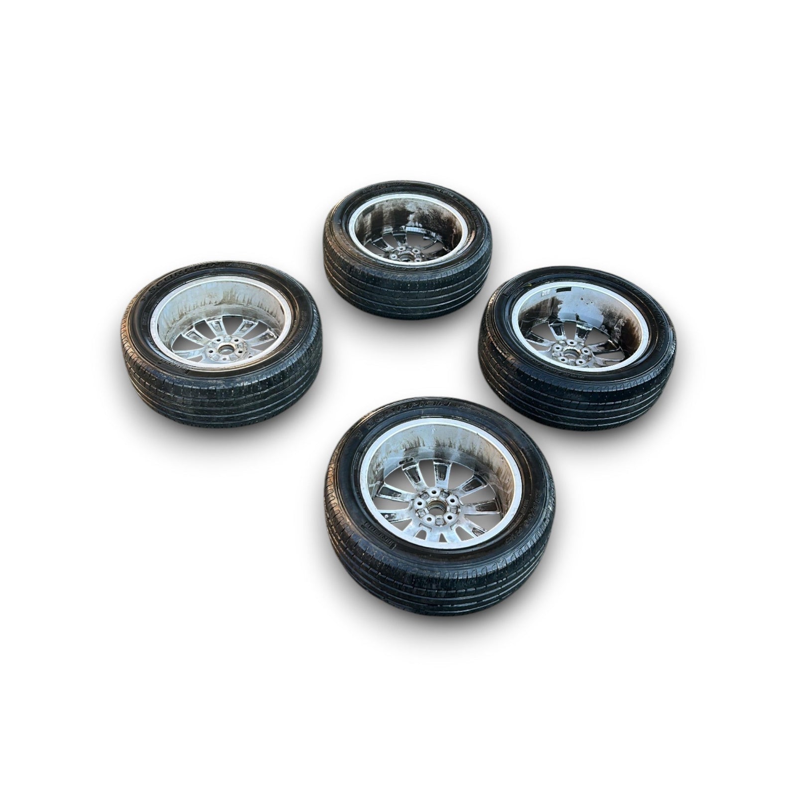 Set 4 Cerchi In Lega Audi Q3 (F3) cod.83A601025G (5 Fori / 235 / 55 R18) (2018 > ) - F&P CRASH SRLS - Ricambi Usati