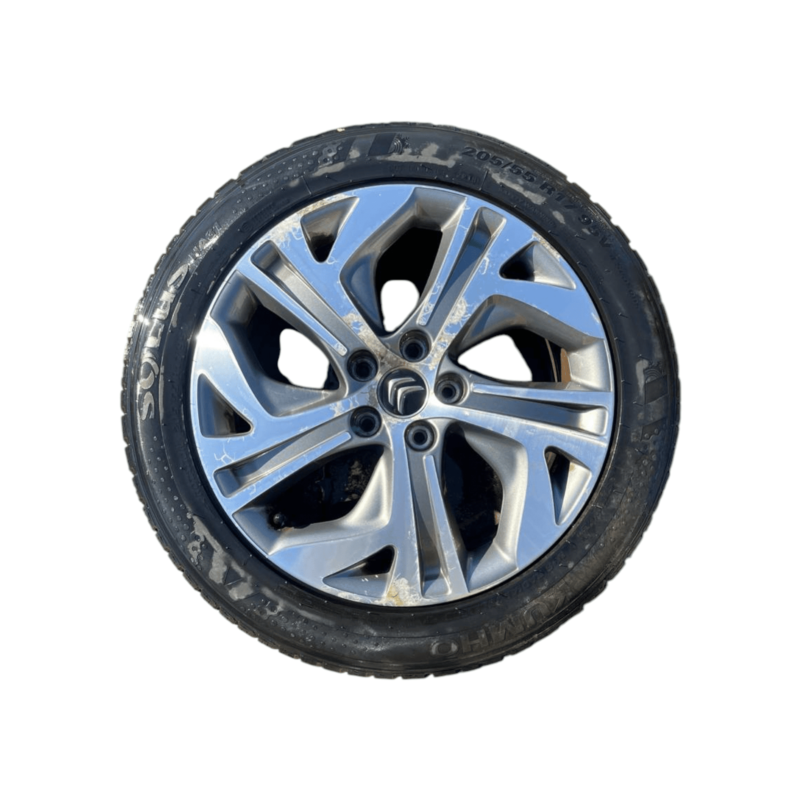 Set 4 cerchi in lega diamantati Citroen C4 Picasso (2013 - 2022) cod.9677090177 205 / 55 R17 - F&P CRASH SRLS - Ricambi Usati