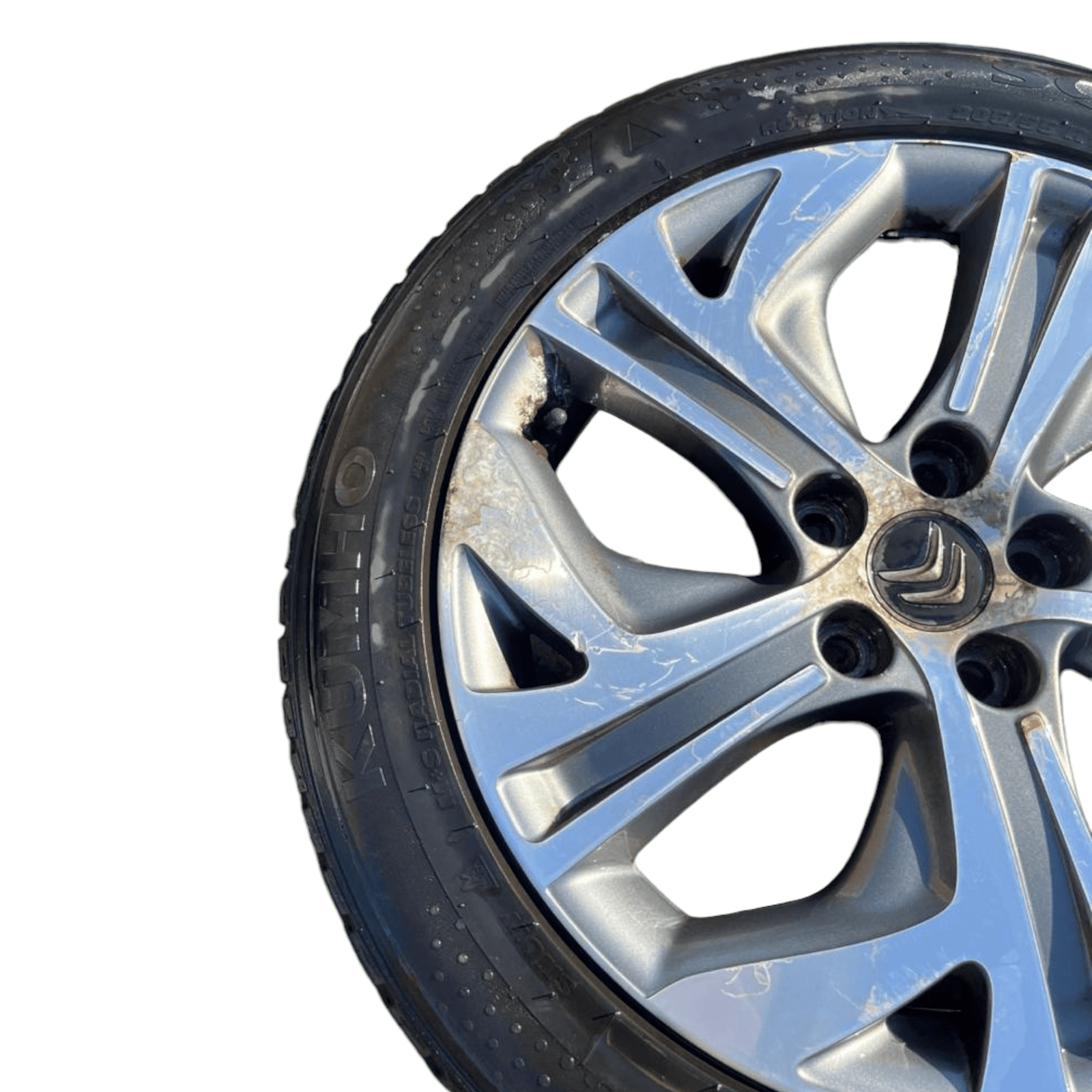 Set 4 cerchi in lega diamantati Citroen C4 Picasso (2013 - 2022) cod.9677090177 205 / 55 R17 - F&P CRASH SRLS - Ricambi Usati