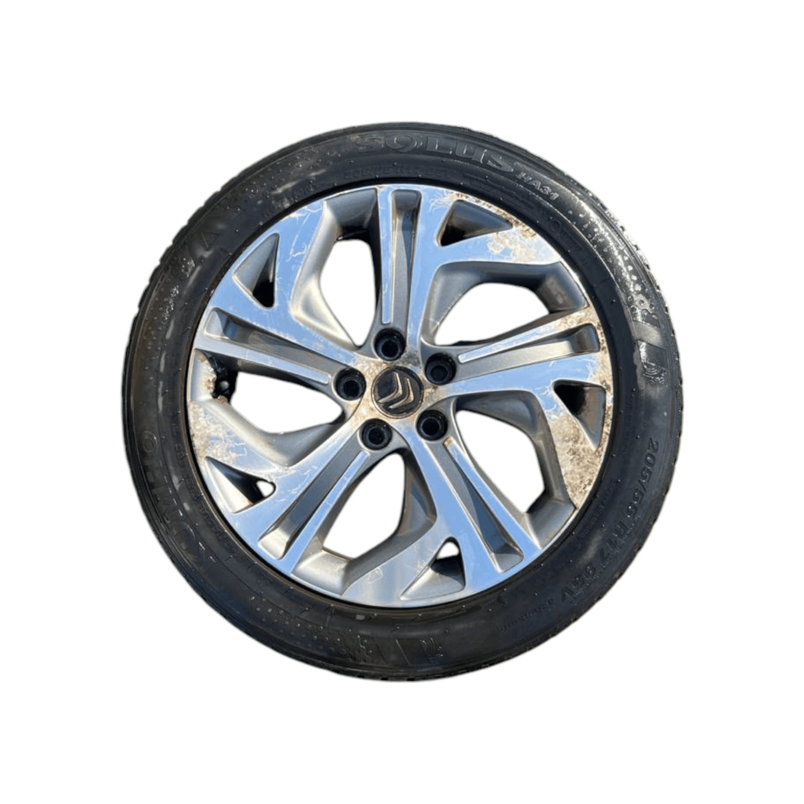 Set 4 cerchi in lega diamantati Citroen C4 Picasso (2013 - 2022) cod.9677090177 205 / 55 R17 - F&P CRASH SRLS - Ricambi Usati