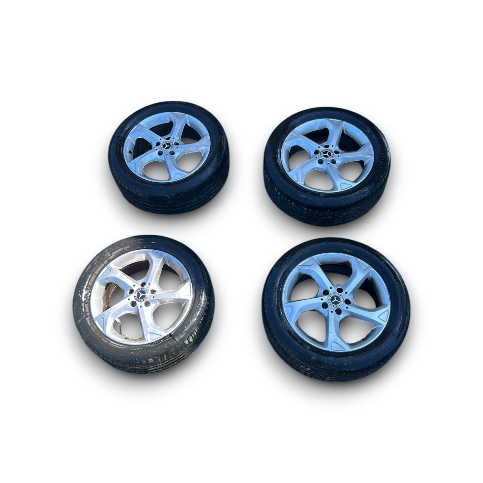 Set 4 Cerchi In Lega Mercedes Benz GLA (X156) cod.A1564012500 (5 Fori / 235 / 50 R18) (2013 > 2019) - F&P CRASH SRLS - Ricambi Usati