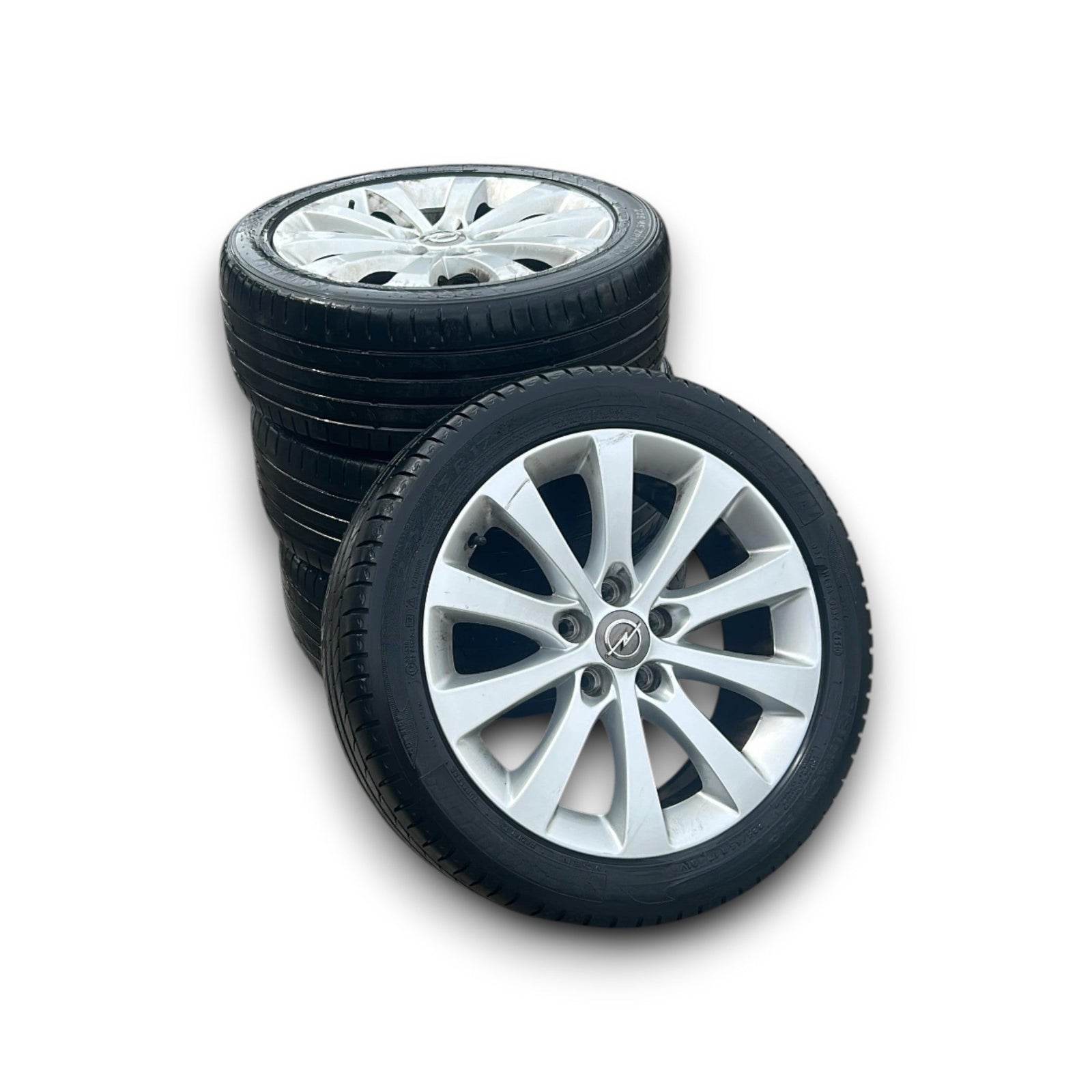 Set 4 Cerchi In Lega Opel Meriva B cod.13269541 (5 Fori / 225 / 45 R17) (2010 > 2017) - F&P CRASH SRLS - Ricambi Usati