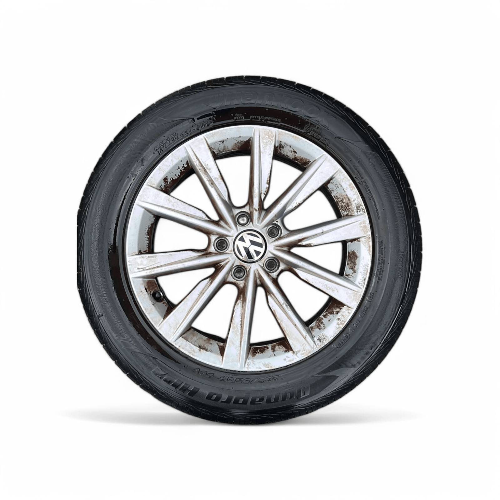 Set 4 cerchi in lega R17 Volkswagen Tiguan 5N (2007 - 2015) cod.5N0601025AJ 235 / 55 R17 - F&P CRASH SRLS - Ricambi Usati