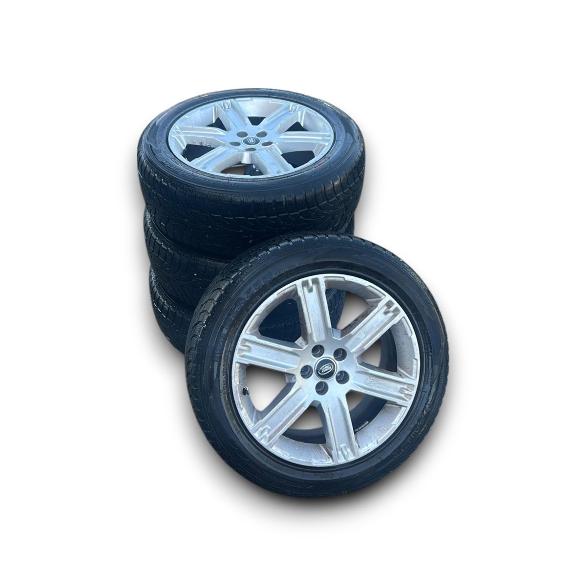 Set 4 cerchi in lega Range Rover Evoque (L538) cod.Bj321007da (5 fori / 235 / 55 r19) (2011 > 2018) - F&P CRASH SRLS - Ricambi Usati