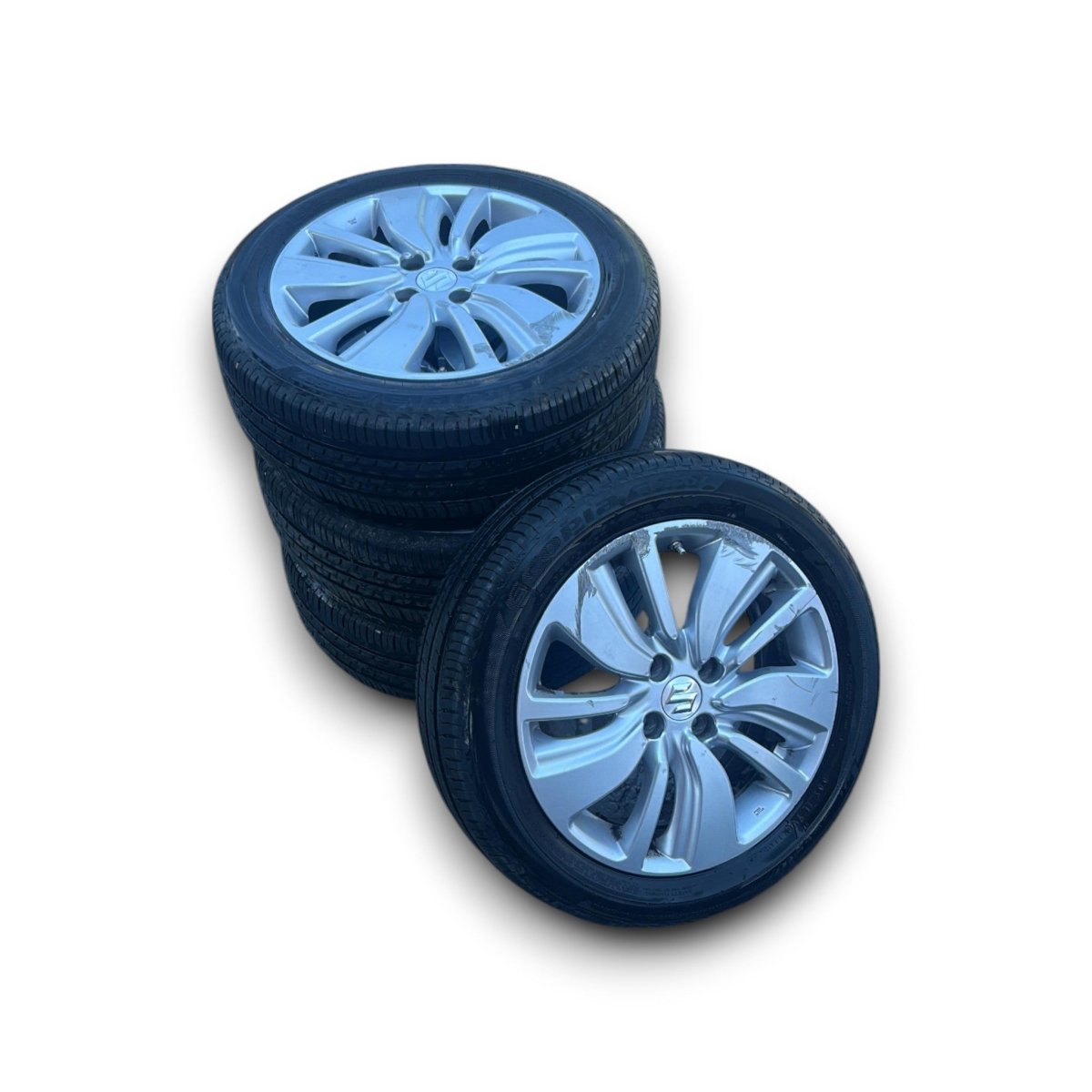 Set 4 cerchi in lega Suzuki Swift VI cod.43210 - 52r60 (4 fori / 185 / 55 r16) (2017 > ) - F&P CRASH SRL - Ricambi Usati