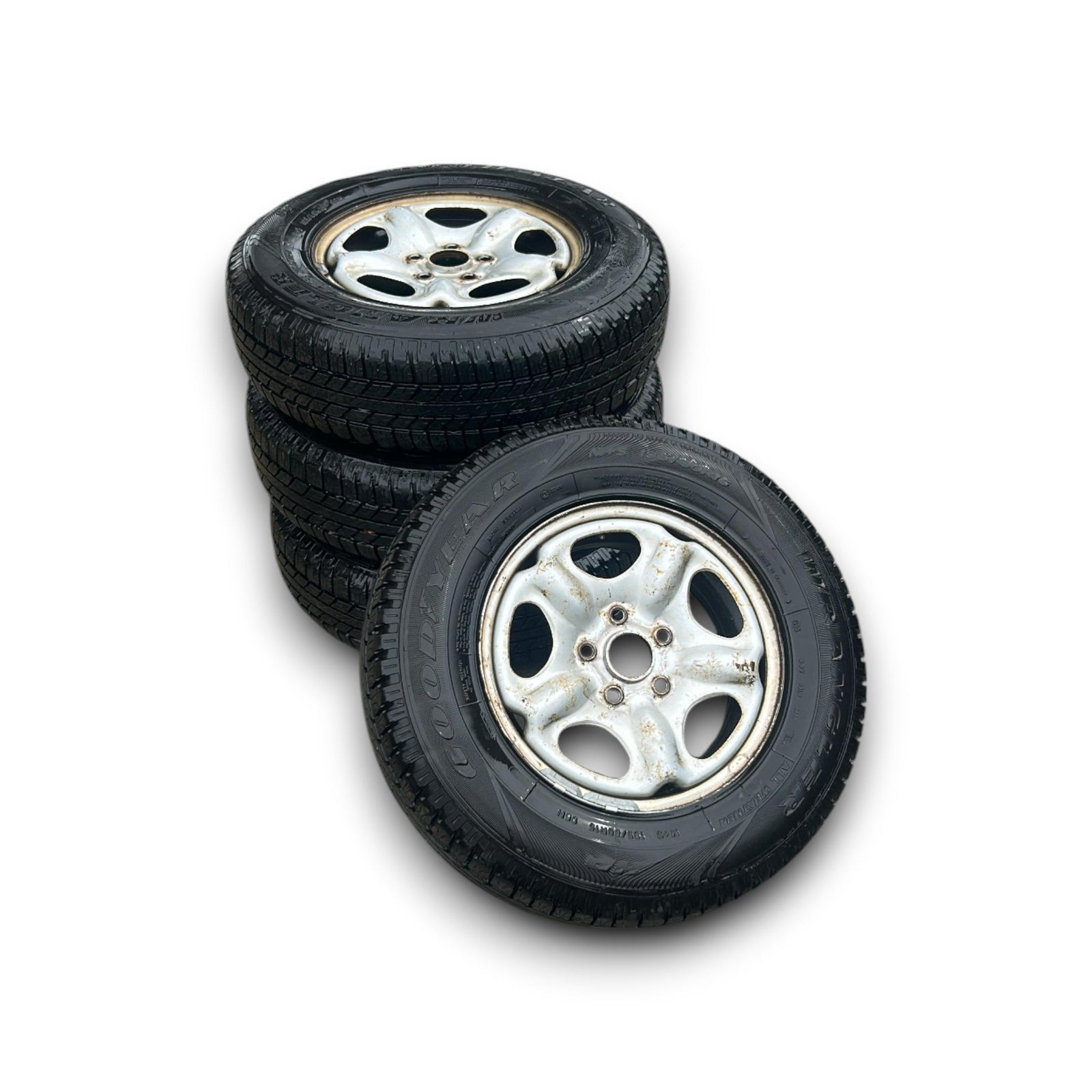 Set 4 Cerchi Land Rover Freelander (5 Fori / 195 / 80 R15) (1997 > 2006) - F&P CRASH SRLS - Ricambi Usati