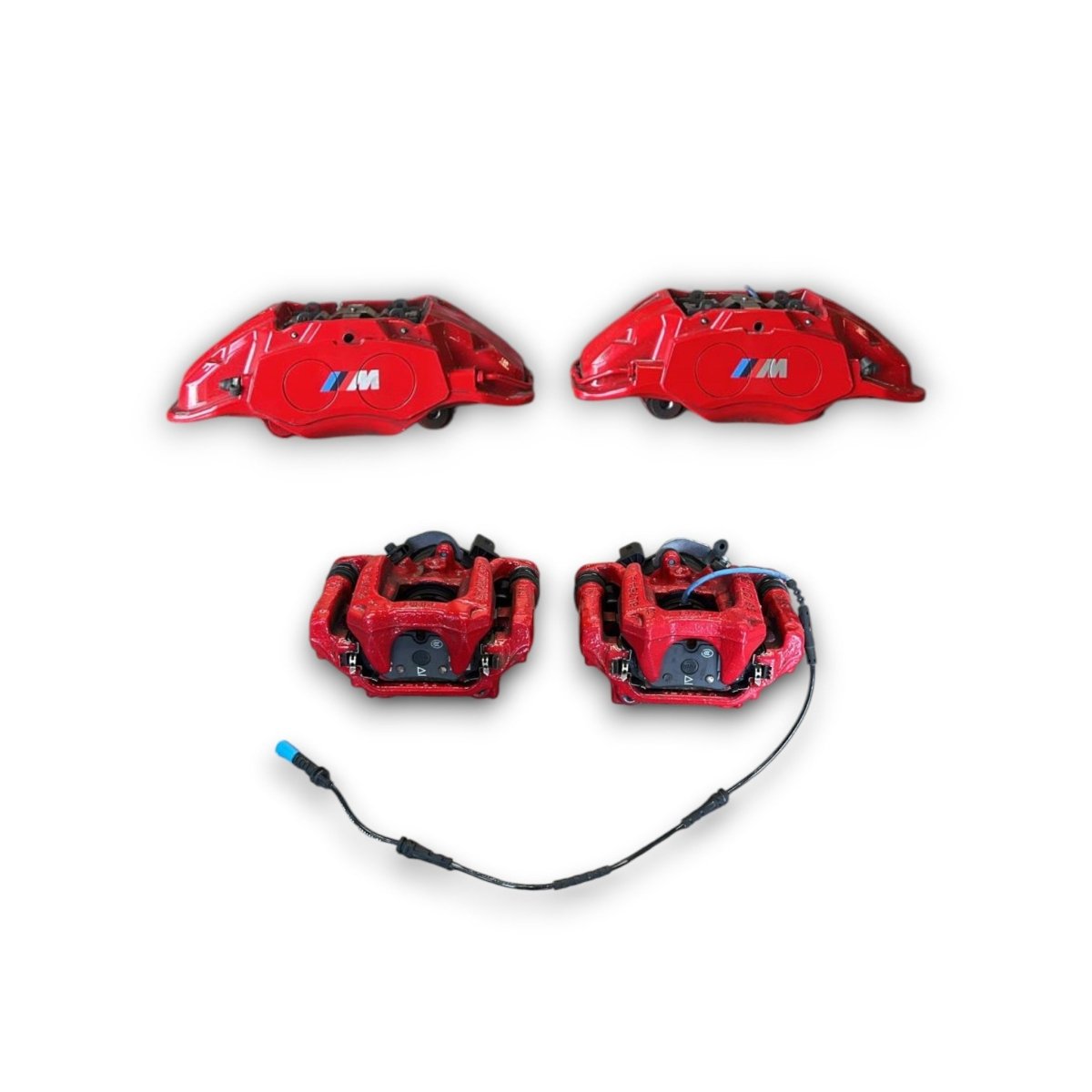 Set 4 pinze freni rosse BMW IX1 (U11) (2022 > ) (MSport) - F&P CRASH SRL - Ricambi Usati