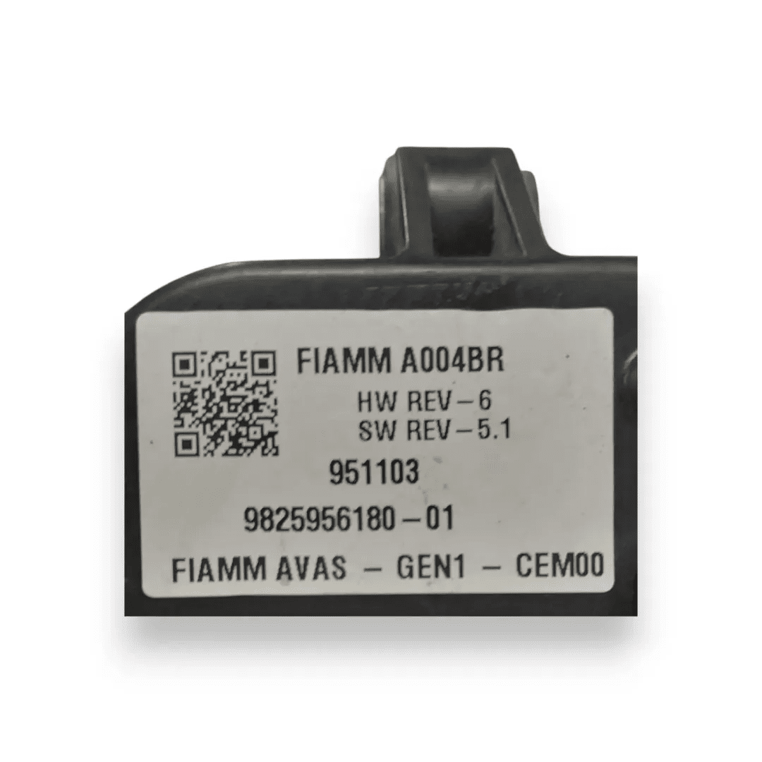 Sirena antifurto Peugeot 208 P21E cod. 9825956180-01 - F&P CRASH SRL - Ricambi Usati