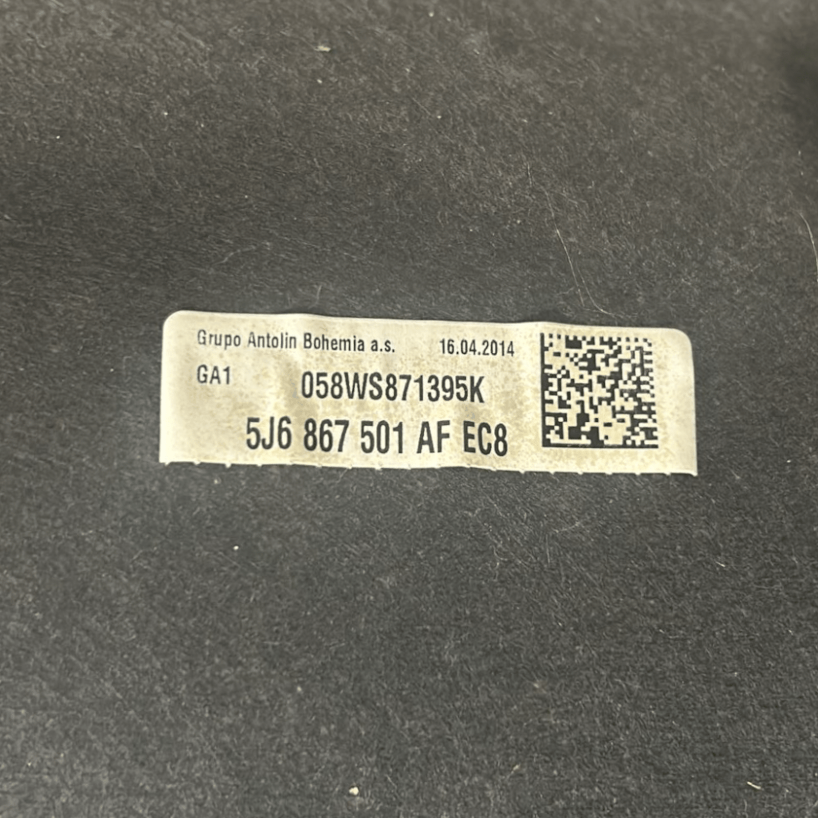 Sotto Tetto / Cielo Skoda Fabia II (2007 > 2014) cod:5J6867501AFEC8 - F&P CRASH SRLS - Ricambi Usati