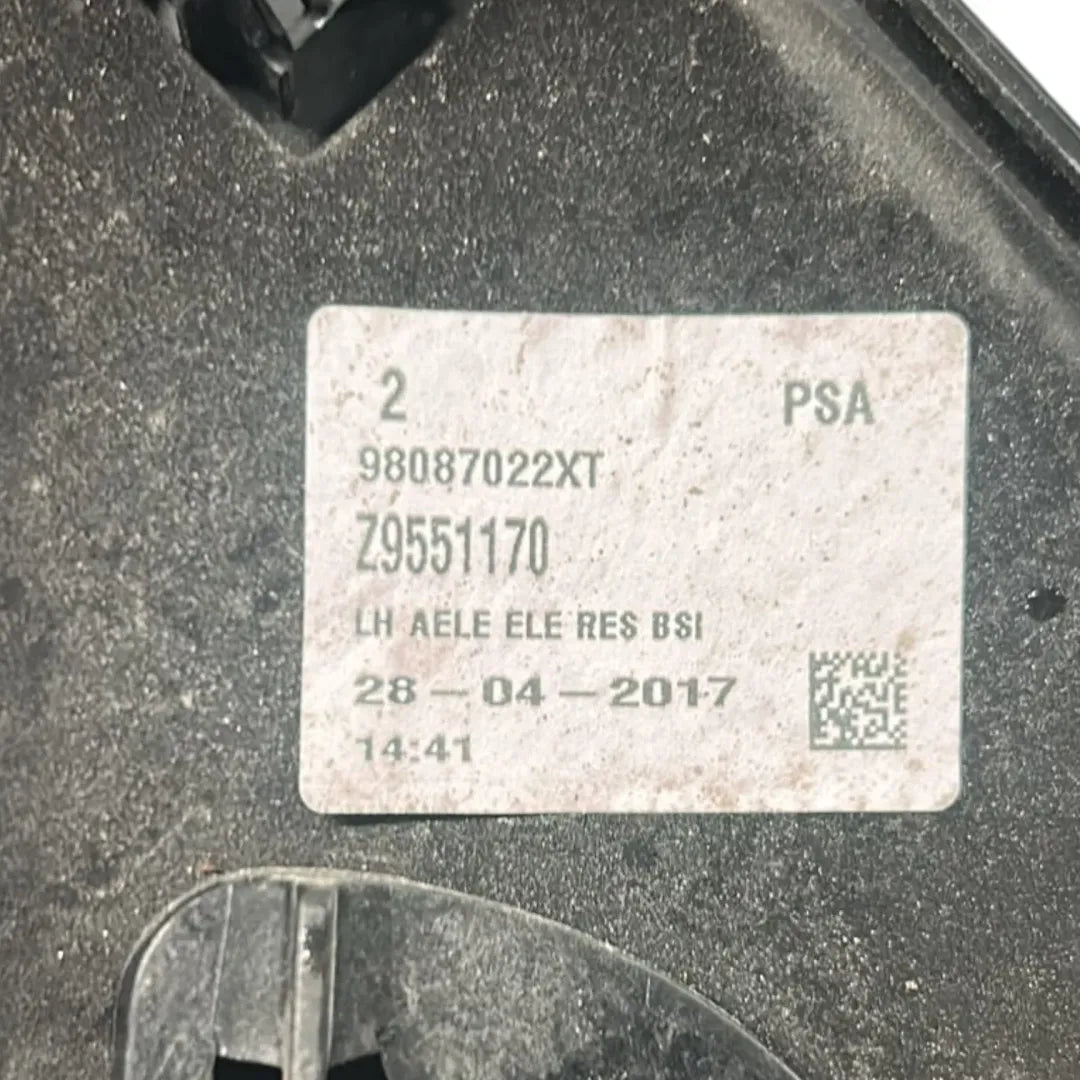 Dettaglio Specchietto retrovisore esterno sinistro Peugeot Expert Furgone dal 2016 OEM 98087010XT - foto 3
