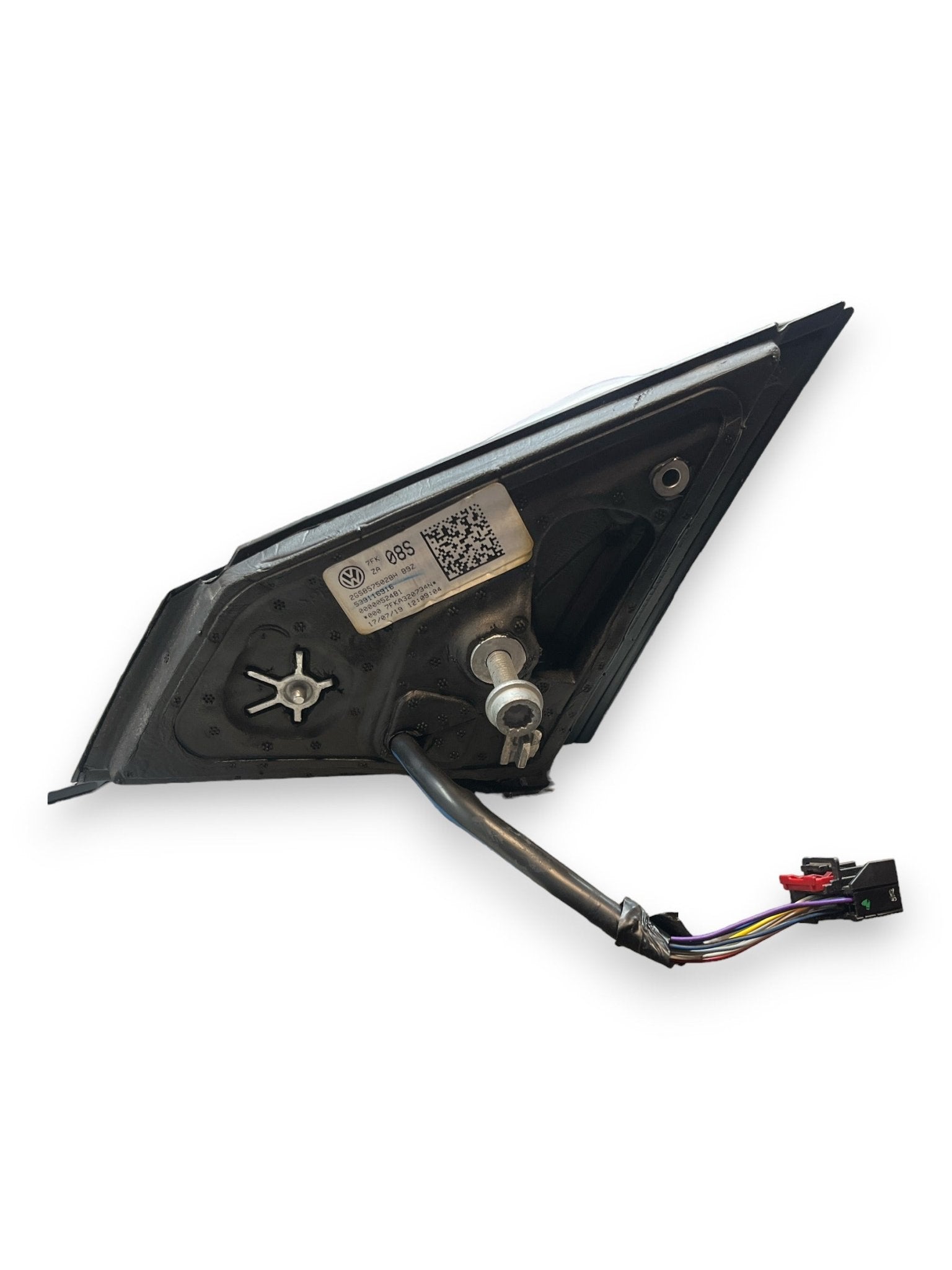 Right External Rearview Mirror Glass 12 Pin Volkswagen Polo (2020 - AW1) code: 2GS857502BH - F&P CRASH SRLS - Used Spare Parts