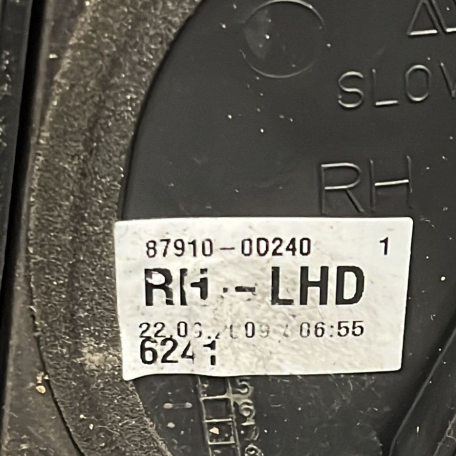 Specchio / Specchietto Anteriore Destro Manuale Toyota Yaris II cod:87910 - 0D240 (2005 >2011) - F&P CRASH SRLS - Ricambi Usati