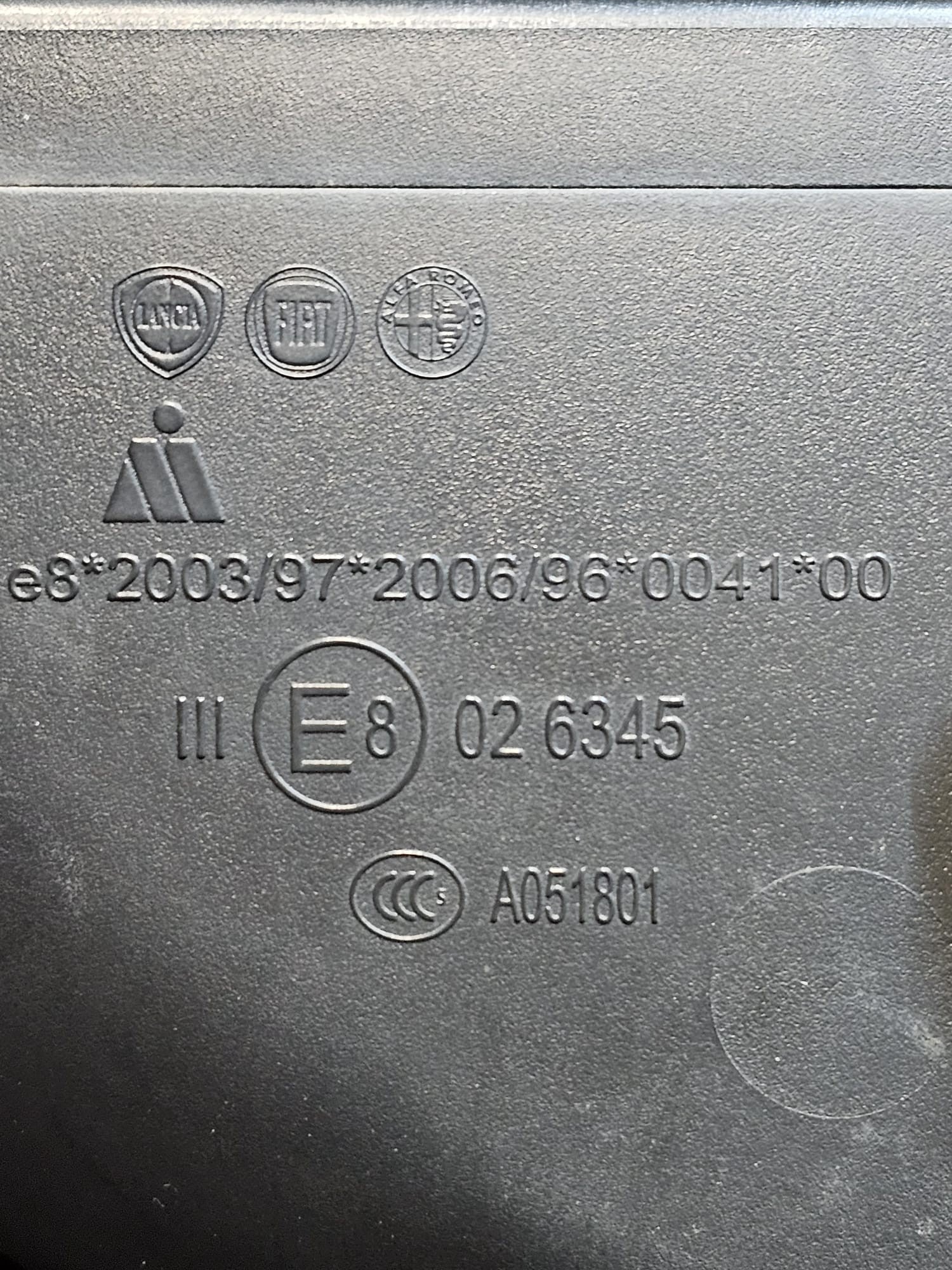 Specchio / Specchietto Elettrico Sinistro Fiat 500L 5 Pin Cod:E8026345 (2012 - 2022) - F&P CRASH SRLS - Ricambi Usati