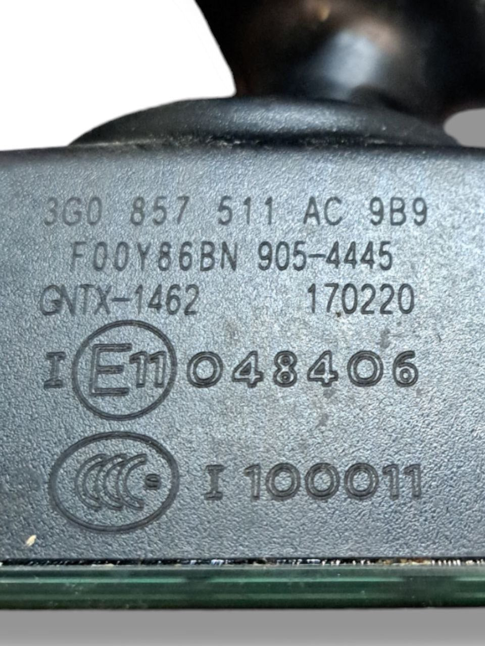 Specchio / Specchietto Retrovisore interno Volkswagen Tiguan AD1 / Passat / Touran / Golf VII (2016>) COD:3G0857511AC - F&P CRASH SRLS - Ricambi Usati