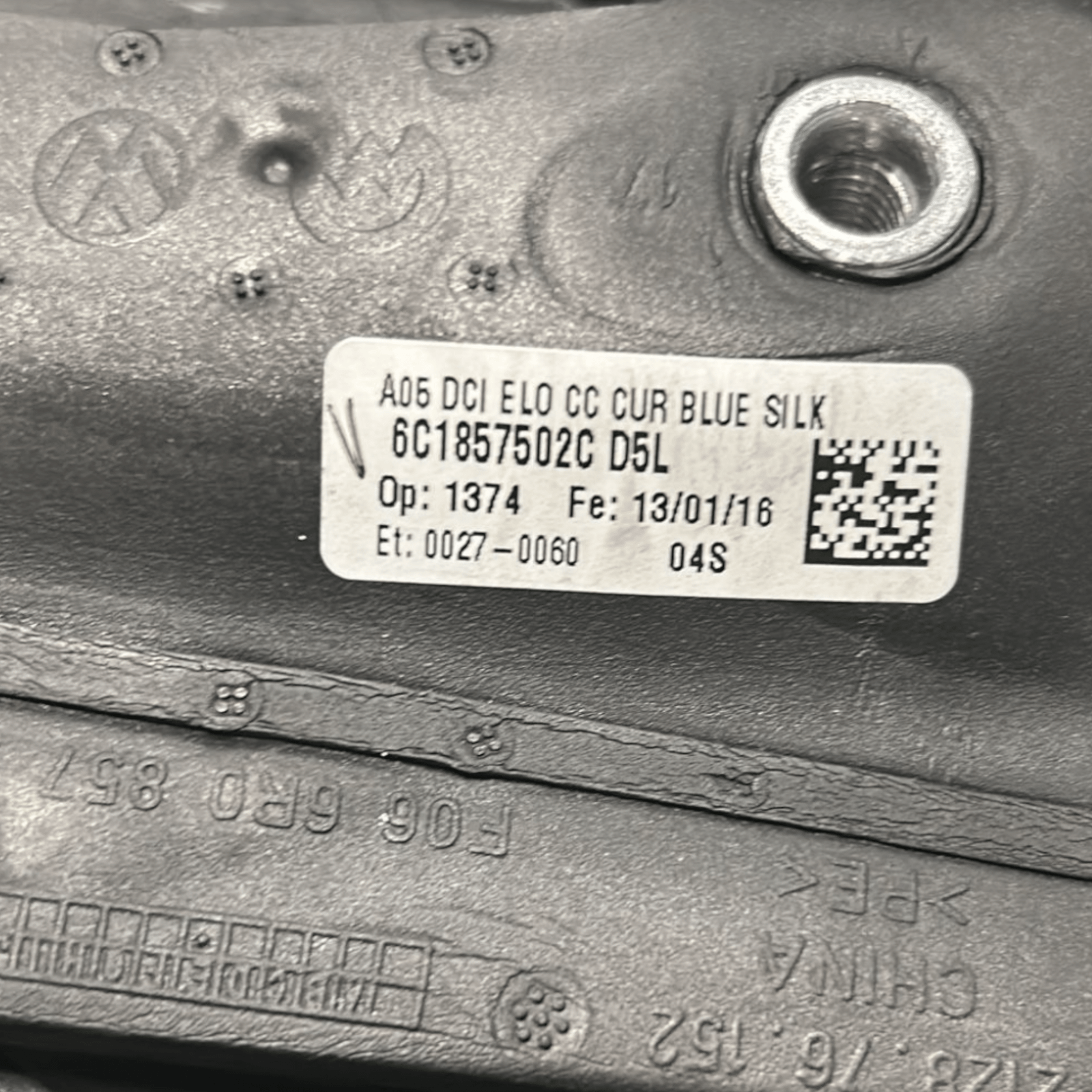 Specchio / Specchietto Retrovisore Sinistro 6 Pin Volkswagen Polo V (2009 > 2017) cod:6C1857502C - F&P CRASH SRLS - Ricambi Usati