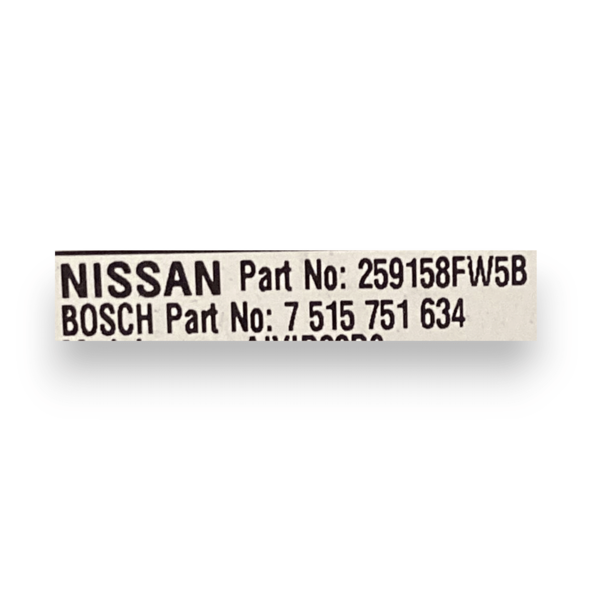 Stereo / autoradio nissan x - trail cod:7515751634 (2014 - 2020) - F&P CRASH SRL - Ricambi Usati
