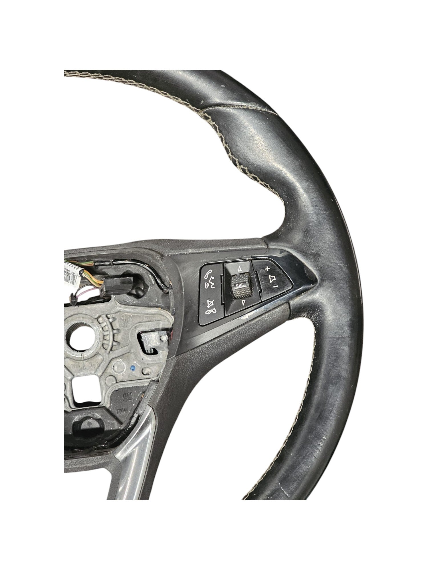 Steering Wheel / Leather Steering Wheel Opel Corsa E Code:13403218 (2014 - 2019) - F&P CRASH SRLS - Used Parts