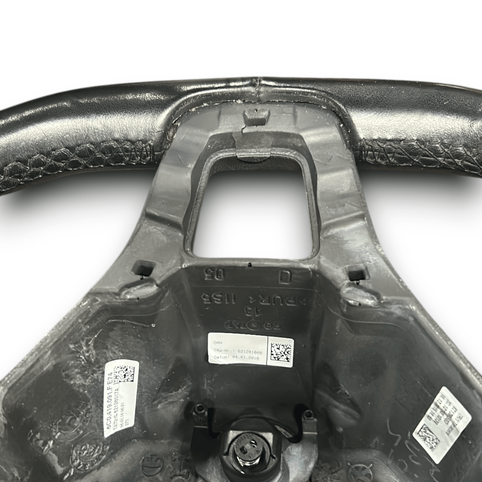 Steering / Leather Steering Wheel Volkswagen Polo V (6R) code 6C0419091F (2009 > 2017) - F&P CRASH SRLS - Used Parts