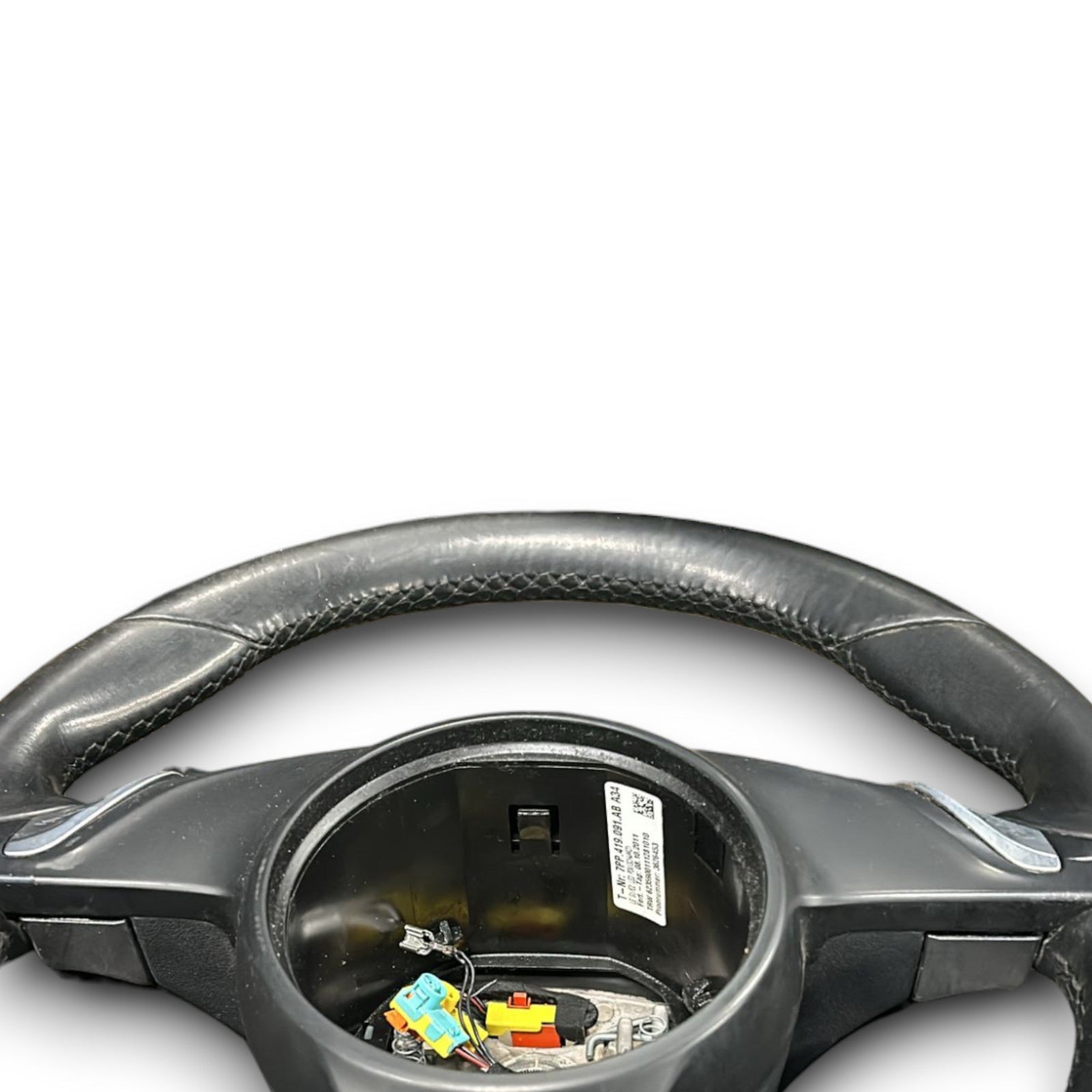 Sterzo / Volante Porsche Cayenne cod:7PP419091AB (2010 > 2017) - F&P CRASH SRLS - Ricambi Usati