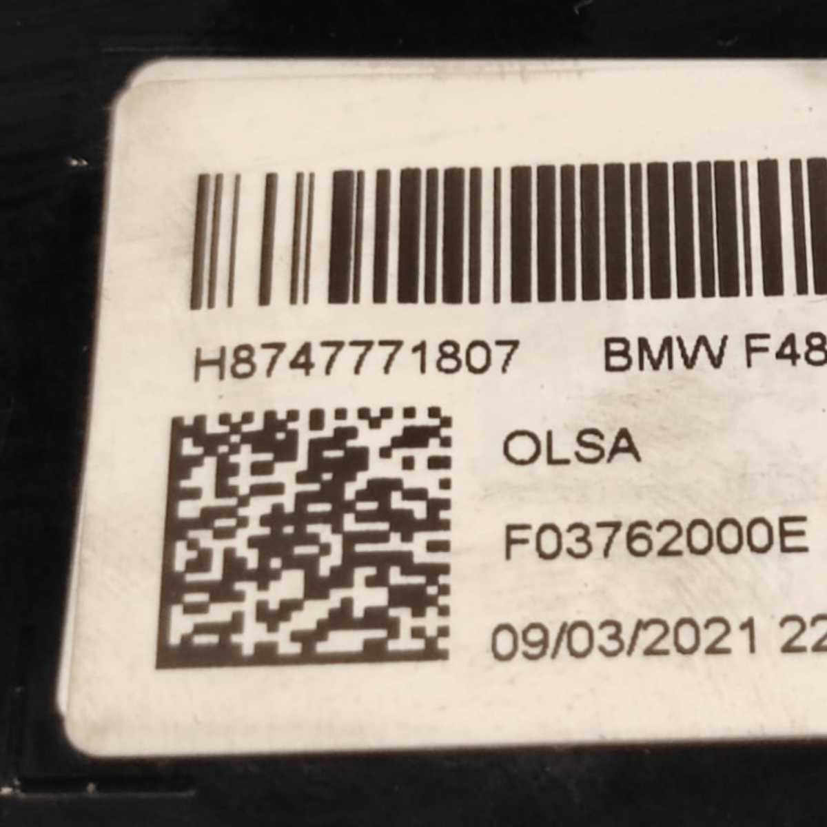 Stop / right internal light bmw x3 g01 restyling cod: h8747771807 (2021 - 2024) - F&P CRASH SRLS - Used Parts