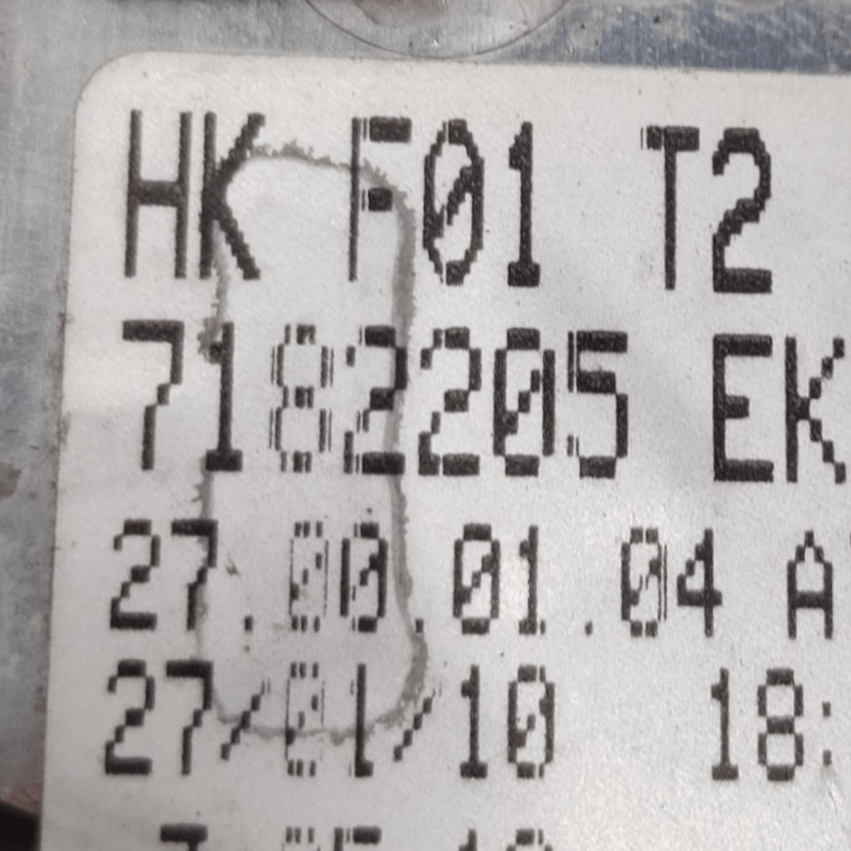 Stop / fanale interno sinistro bmw serie 7 f01 cod: 7182205 (2008 - 2015) - F&P CRASH SRLS - Ricambi Usati