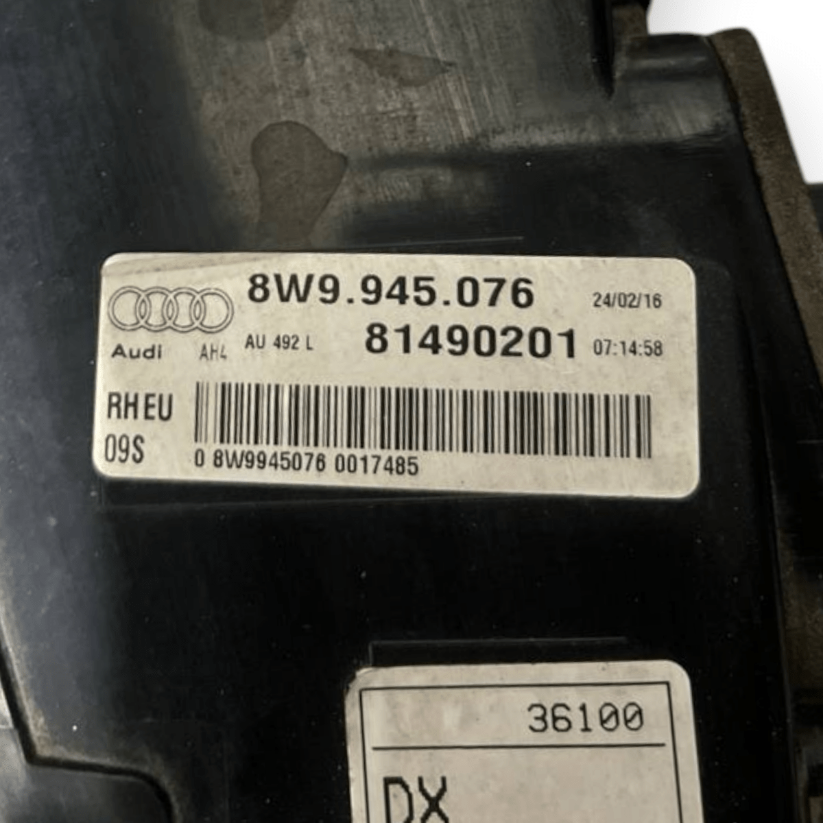 Stop / Right internal Led light (dx) Audi A4 B9 Avant (2015 to 2024) code: 8W9945076 - F&P CRASH SRLS - Used Parts