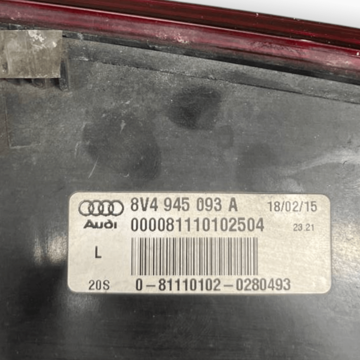 Stop / Left internal Led light (sx) Audi A3 8V (2012 to 2020) code: 8V4945093A - F&P CRASH SRLS - Used Parts
