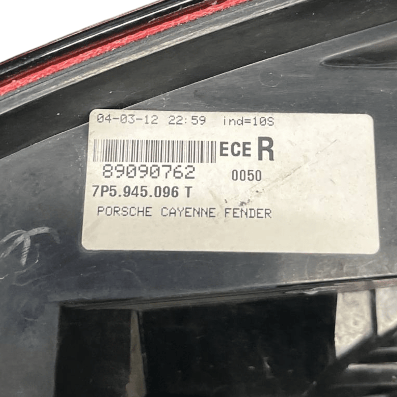 Stop / rear LED light right external Porsche Cayenne 92A cod.7P5945096T (2010 - 2017) - F&P CRASH SRLS - Used Parts