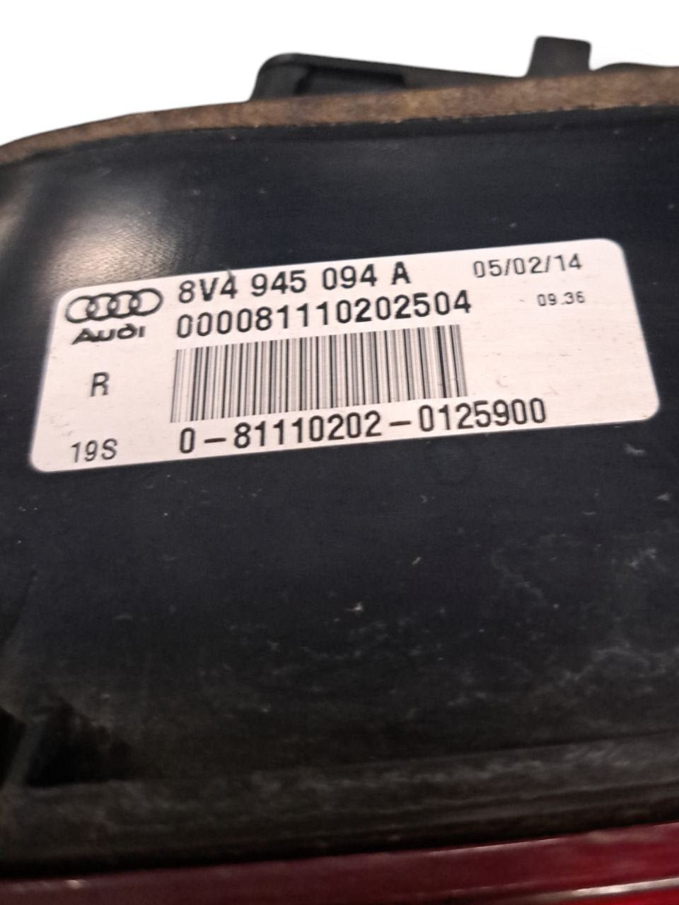 Stop / Fanale posteriore interno destro Led Audi A3 8V COD:8V4945094A (2012 - 2020) - F&P CRASH SRLS - Ricambi Usati