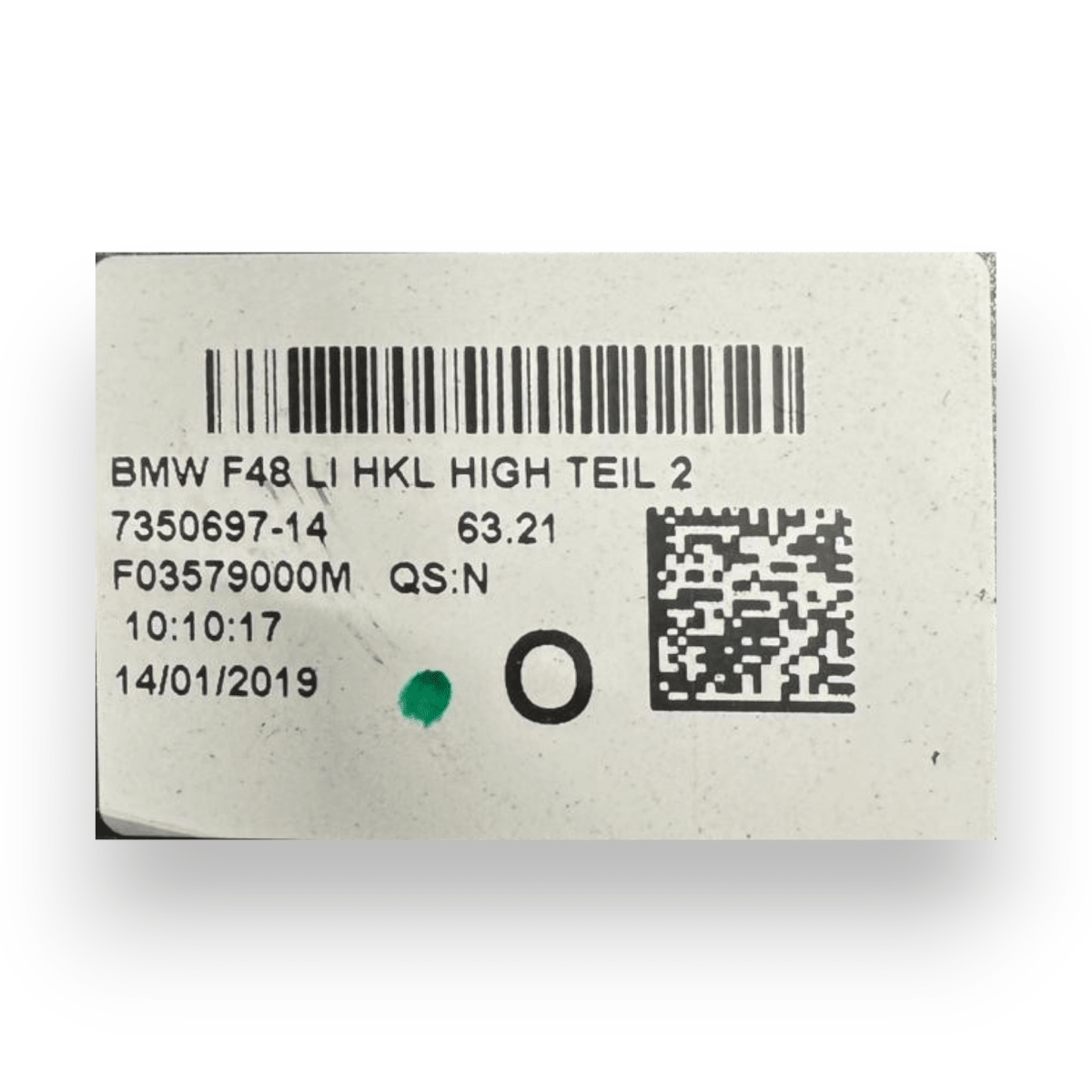 Stop / fanale posteriore interno sinistro (sx) BMW X1 (F48) cod.7350697 - 14 (2015 - 2019) - F&P CRASH SRL - Ricambi Usati