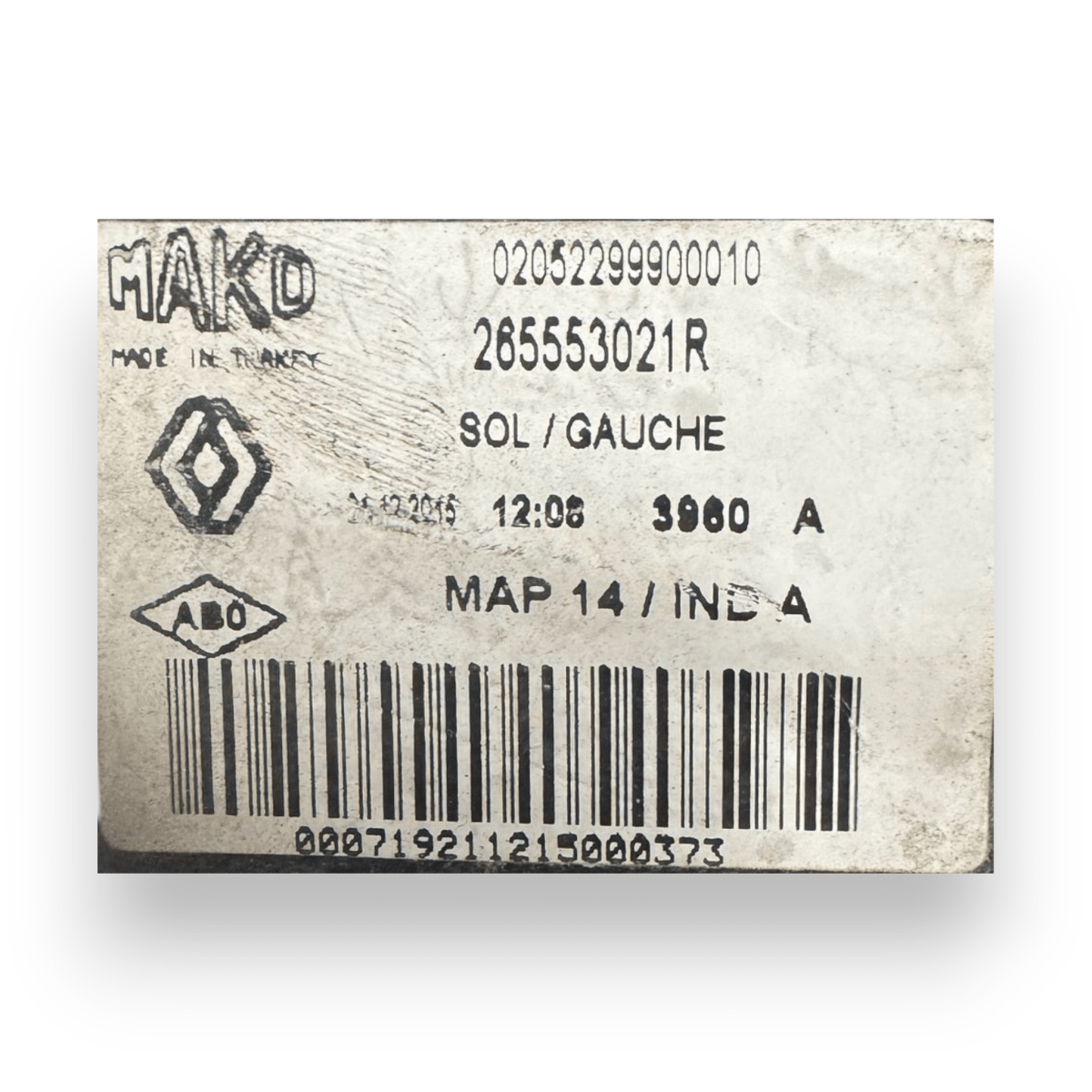 Stop / fanale posteriore sinistro (sx) Renault Clio IV cod.265553021R (2012 - 2021) - F&P CRASH SRL - Ricambi Usati
