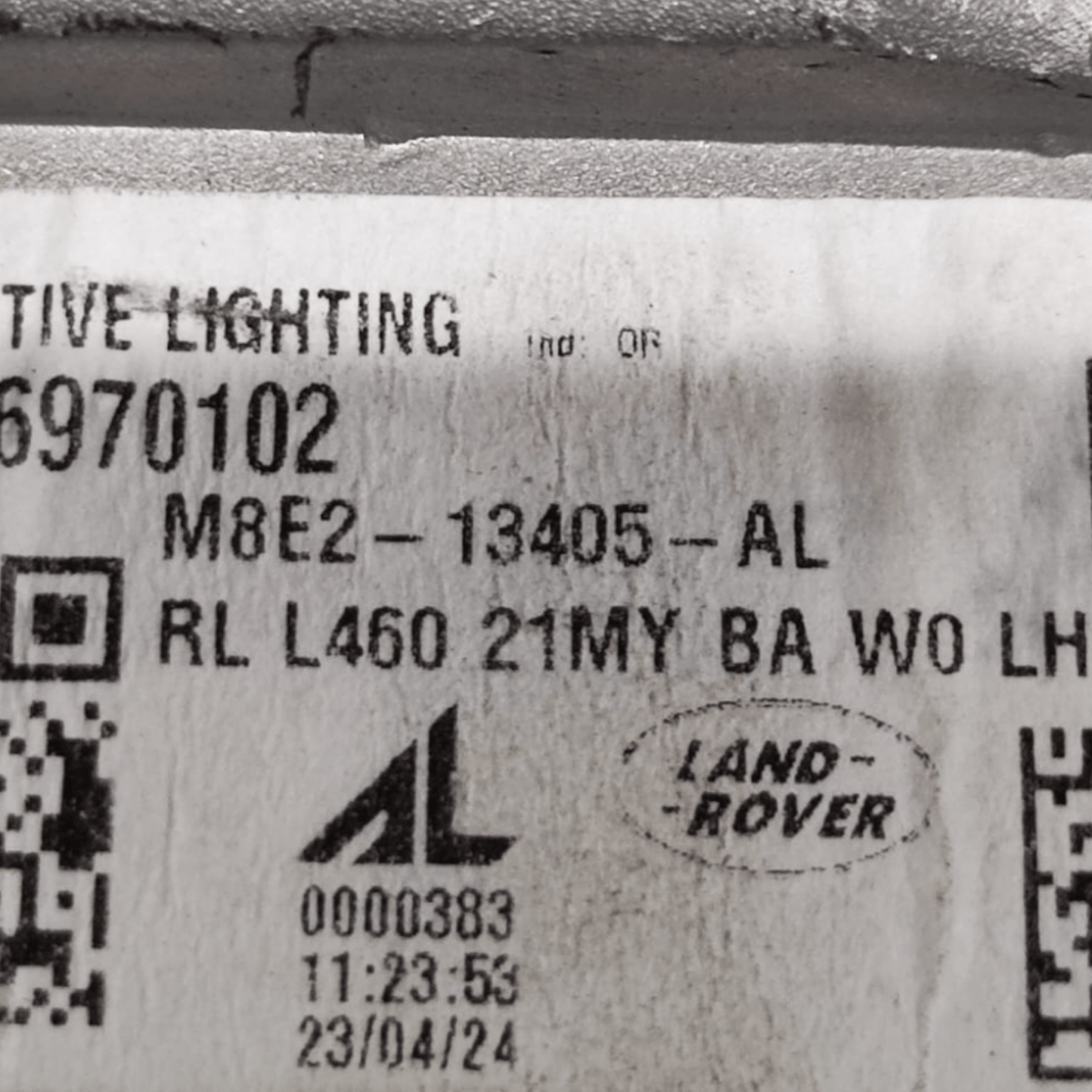 Stop / left light land rover range rover sport cod: m8e213405al (2022 - ) - F&P CRASH SRLS - Used Parts